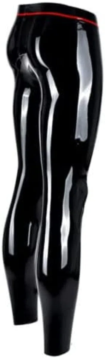 Latex Uomo Pantaloni Con Rifiniture Fori Ad Anello Leggings Skinny In Lattice,personalizzare,medio
