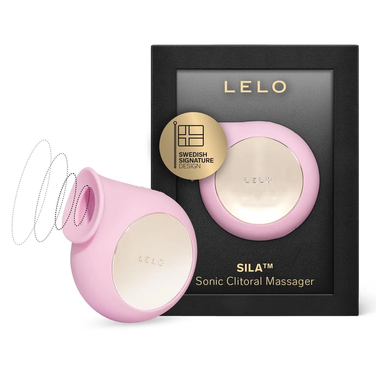 LELO SILA Vibratori clitoriode donna, Massaggiatore Sonico, Giocattolo Intimo Impermeabile per Donne con Stimolazione Esterna Delicata e 8 Modalità di Vibrazione, Vibratori donna (Pink)