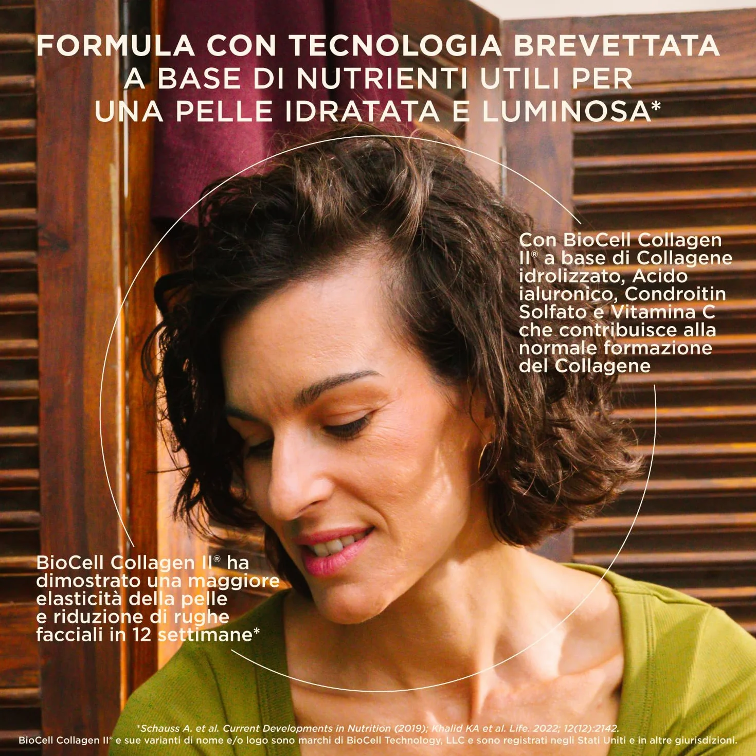 Solgar Ialuronic Formula 30 tavolette Integratore collagene idrolizzato condroitin solfato acido ialuronico