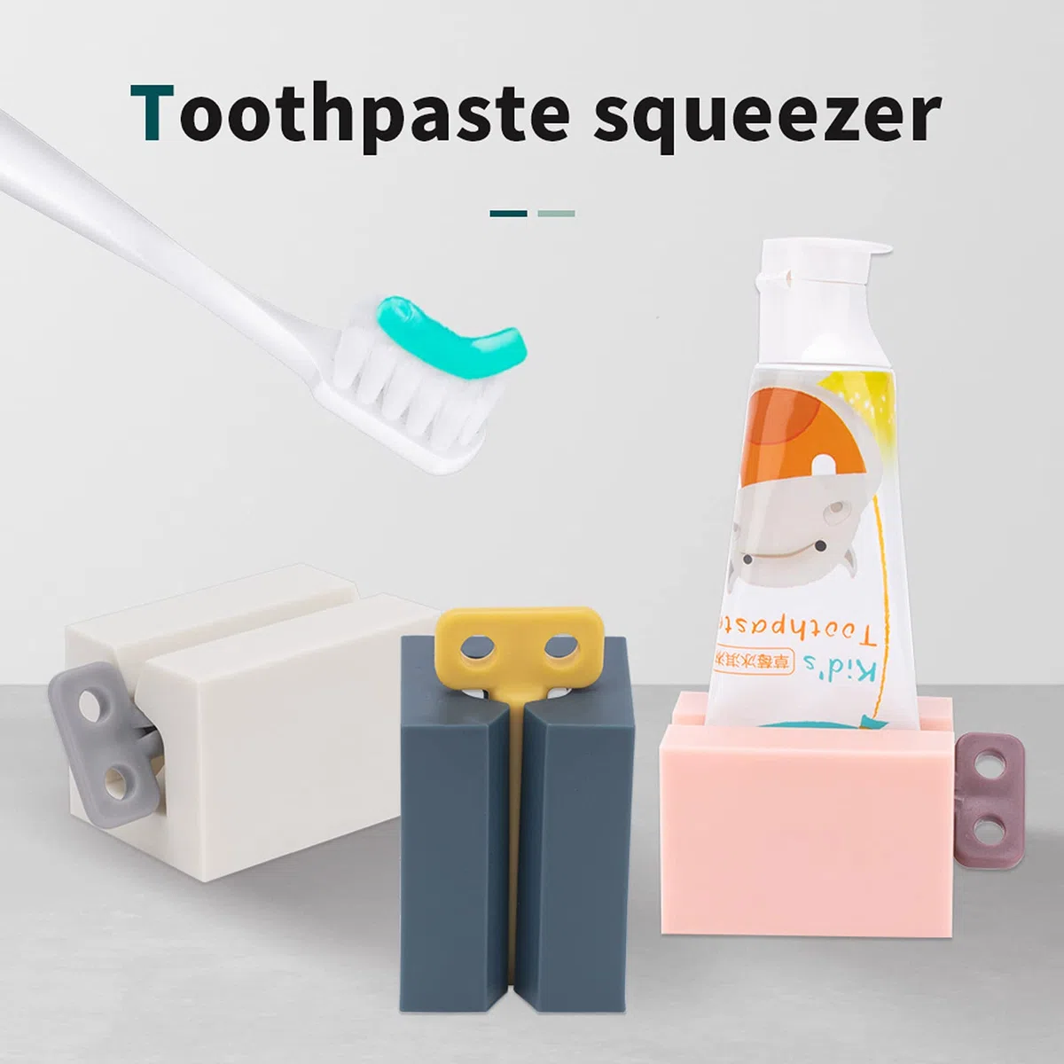 YKL 4 Pezzi Spremi Dentifricio, Spremi Dentifricio Manuale,smerigliati, Spremi Tubetto Dentifricio, Tubi in Plastica Tube Squeezer,salva dentifricio e creme (4 colori)