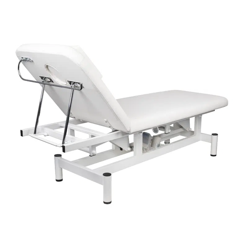 ACTIVESHOP Lettino massaggiante elettrico con 1 motore 079 bianco