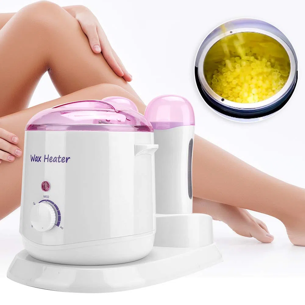 Shopping Pazzo Scaldacera, Macchina per ceretta Regolabile 180 W, Corpo 800 ml per Uso Professionale per Salone di Bellezza per Uso Domestico(European Standard 220V)