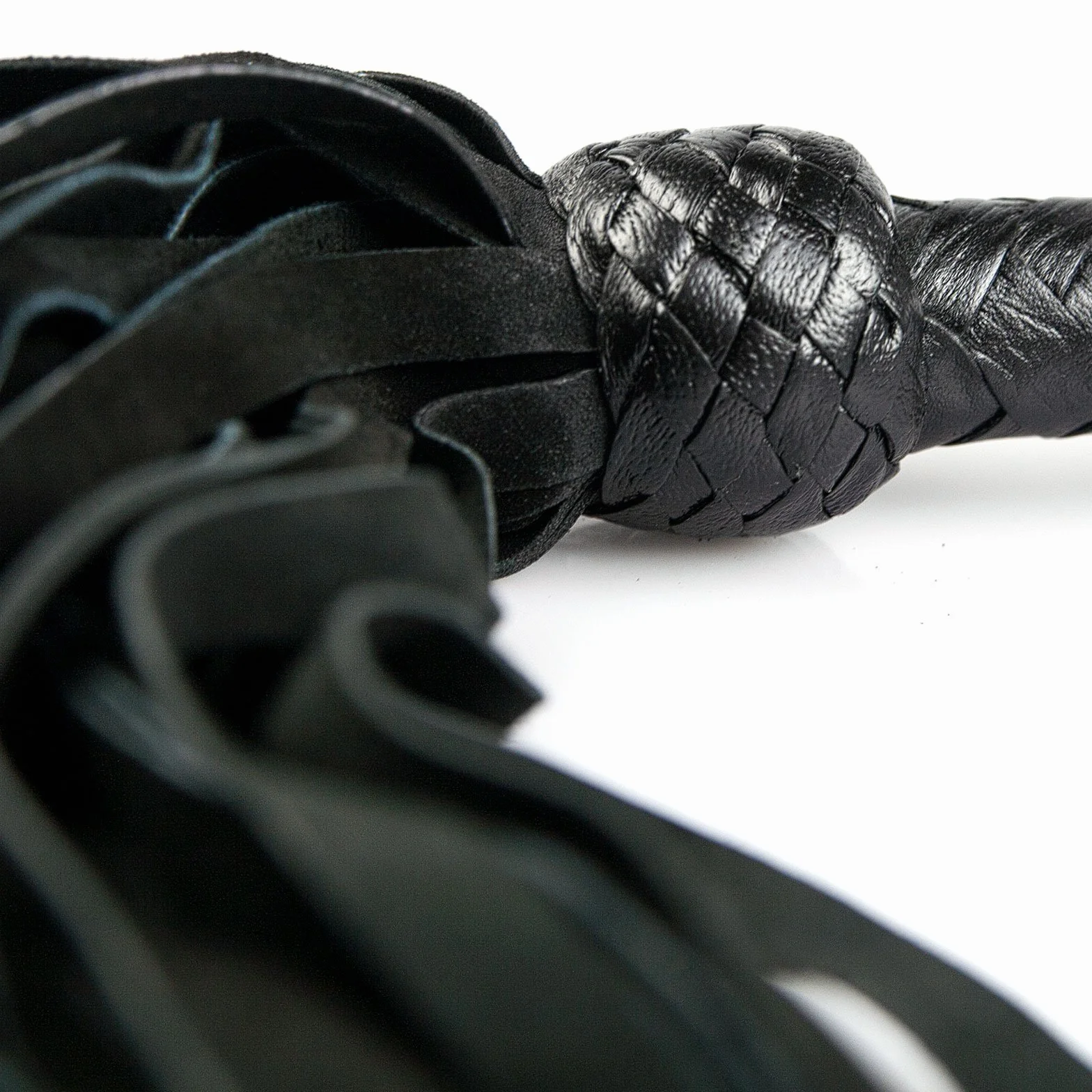 Frusta in pelle fatta a mano 75 cm 36 cinghie per BDSM SM bondage