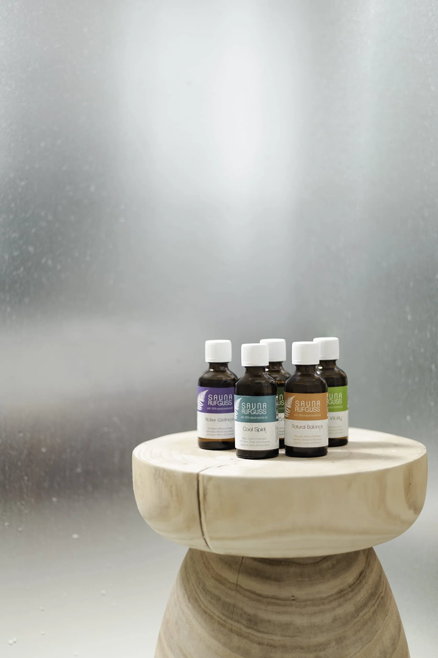MySenso SET 5 miscele oli essenziali per SAUNA aufguss 100% naturale 5x50ml