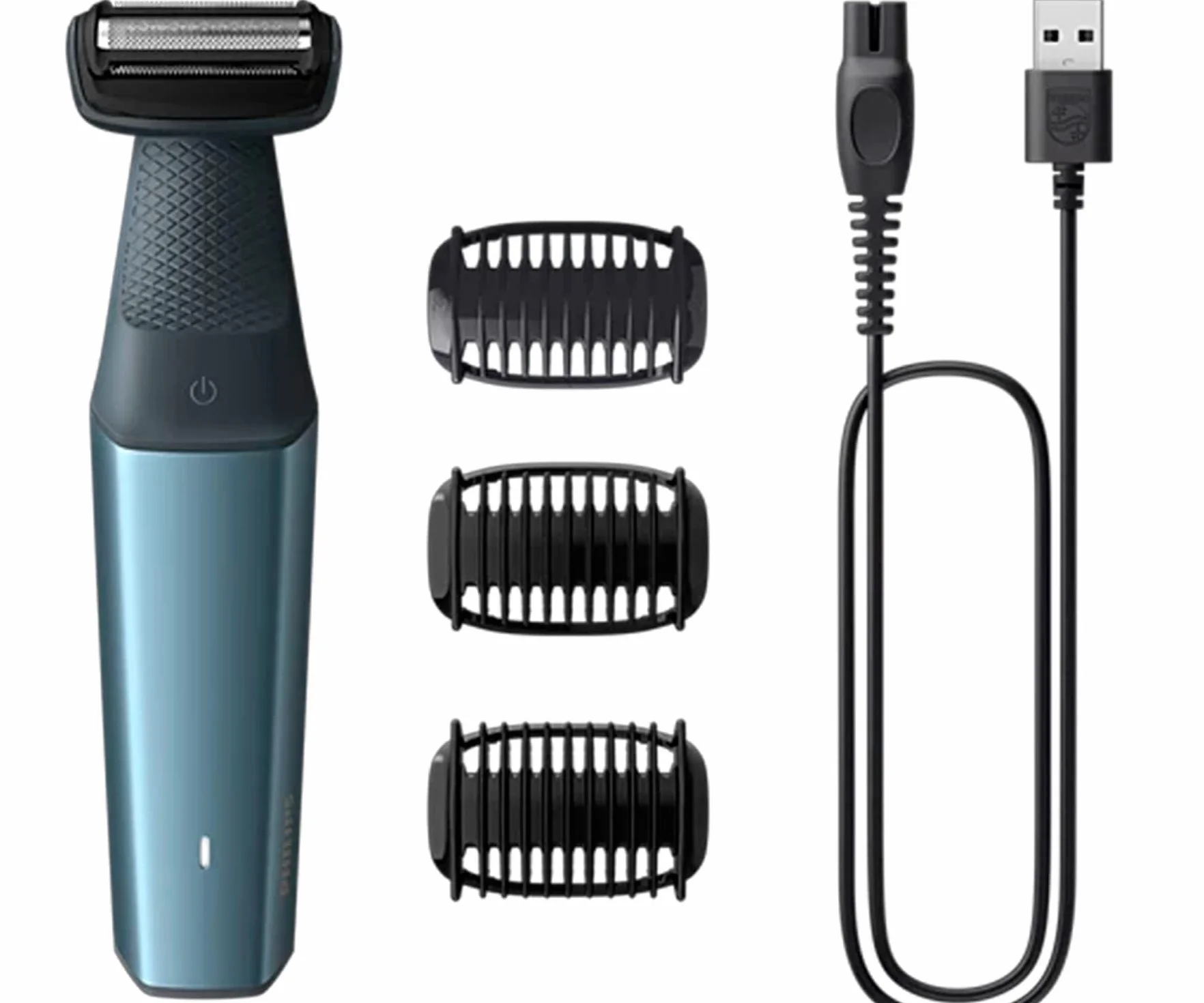 Philips BG3027 05 Tondeuse Corps Homme Bleu Gris