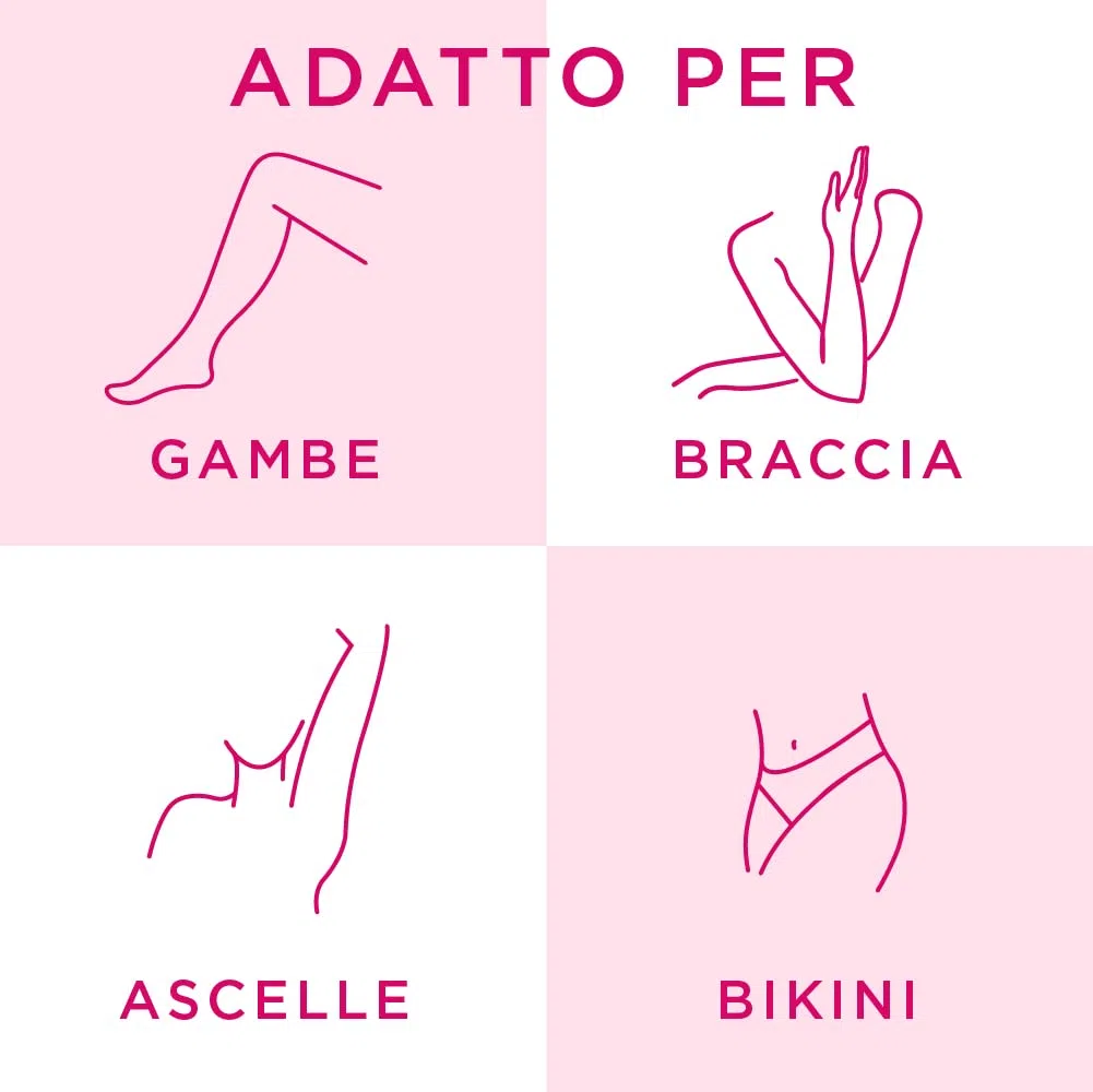 Veet Kit Roll-on Scaldacera Professionale Easy Wax Natural Inspiration, Inclusi Rullo Scaldacera Elettrico, 1 Ricarica di Cera 50ml, 12 Strisce e Salvietta Post-Epilazione, 90% Ingredienti Naturali