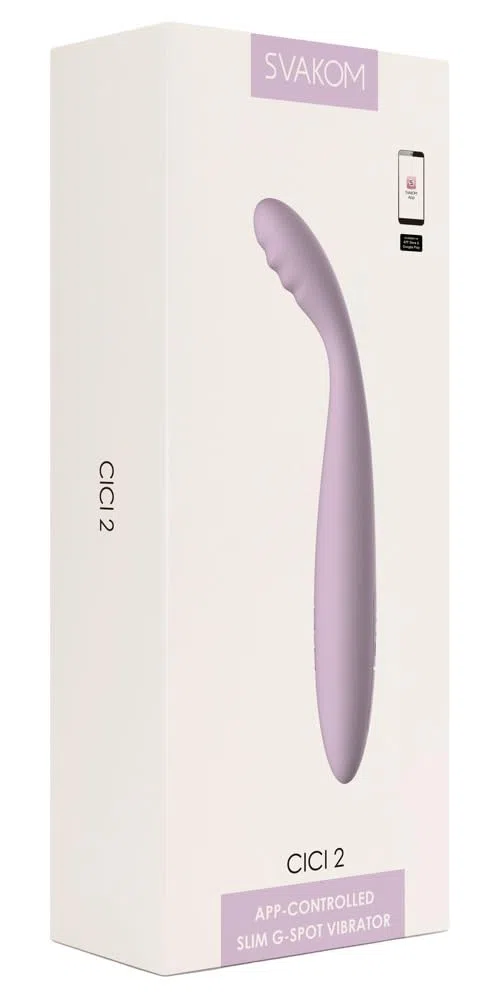 Svakom Vibratore da donna Cici 2 G-spot lilla pastello 2,5 cm