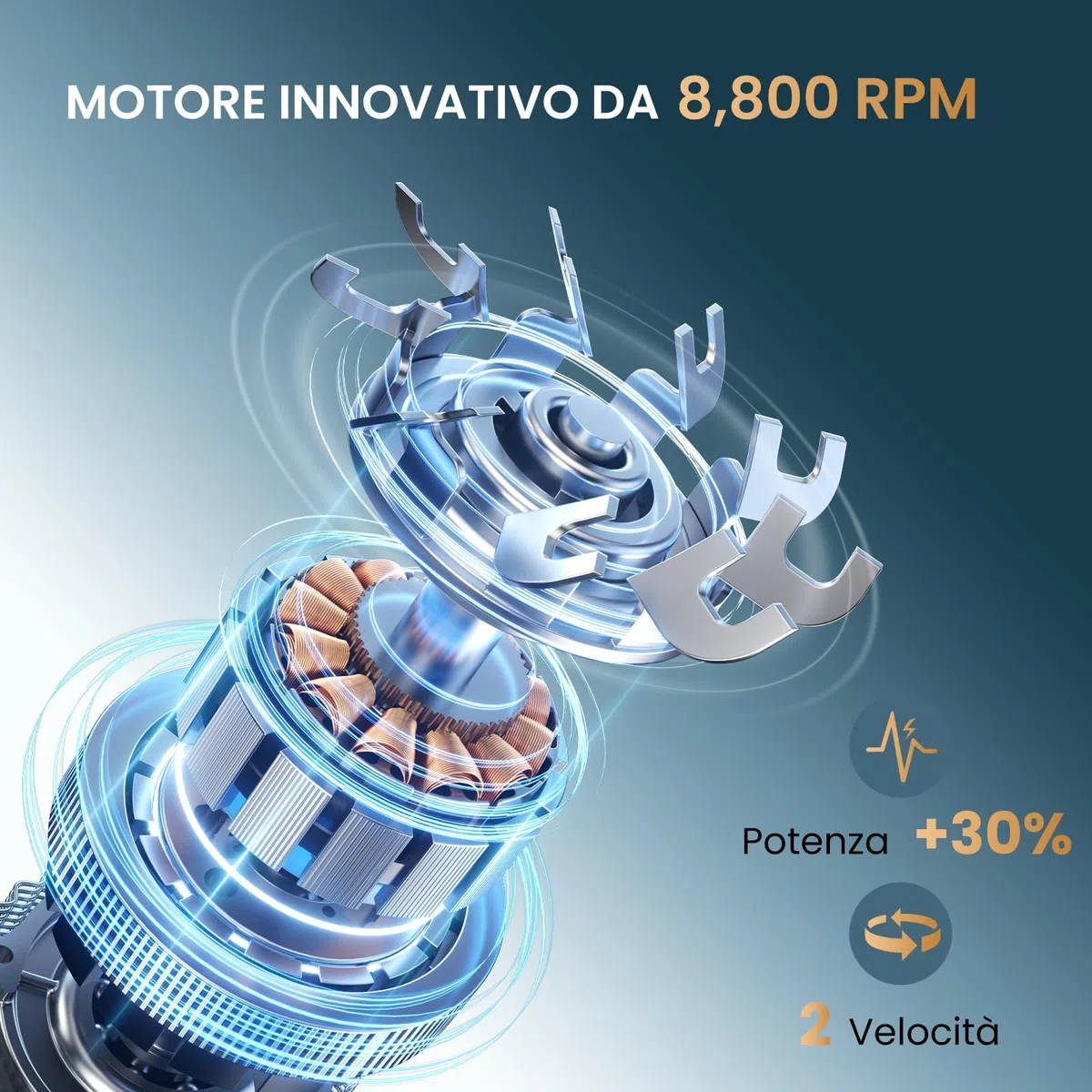 MAXGROOM PRO 7D Rasoio Testa Calva 2 Velocità, Rasoio Elettrico Capelli Uomo Rasa Capelli Uomo a Zero Assoluto, Shaver Capelli, Regalo per Papà e Marito (Argento)