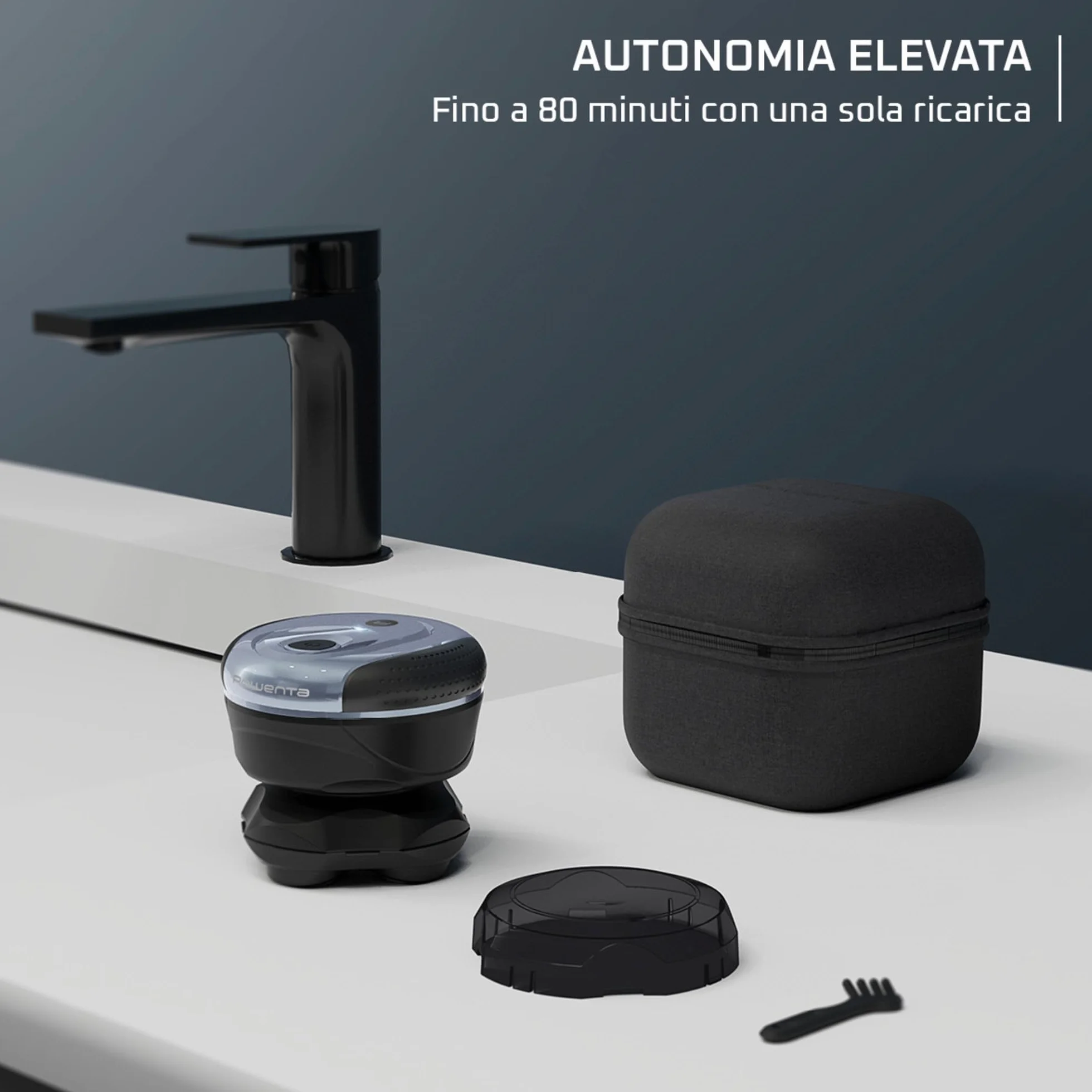 Rowenta GentleBald TN3110E0 Rasoio Capelli 5 Testine Titanio Motore Potente 80 Minuti