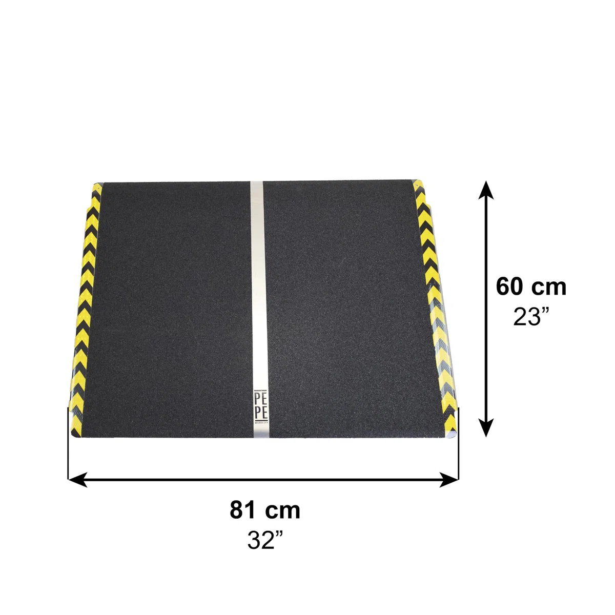 PEPE Mobility Rampa per Disabili (Altezza 8, 9, 10, 11, 12, 13, 14, 15 cm), per Sedia a Rotelle, Alluminio Antiscivolo, Portatile 272 kg, per Soglia, Interni ed Esterni