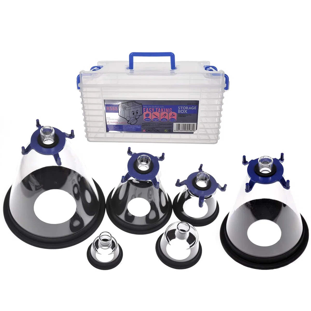 Anestesia Maschera Trasparenza Rianimatore Manuale Veterinario Anestesia Resuscitator Tazze di Respirazione 1#2#3#4#5#6# 6PC