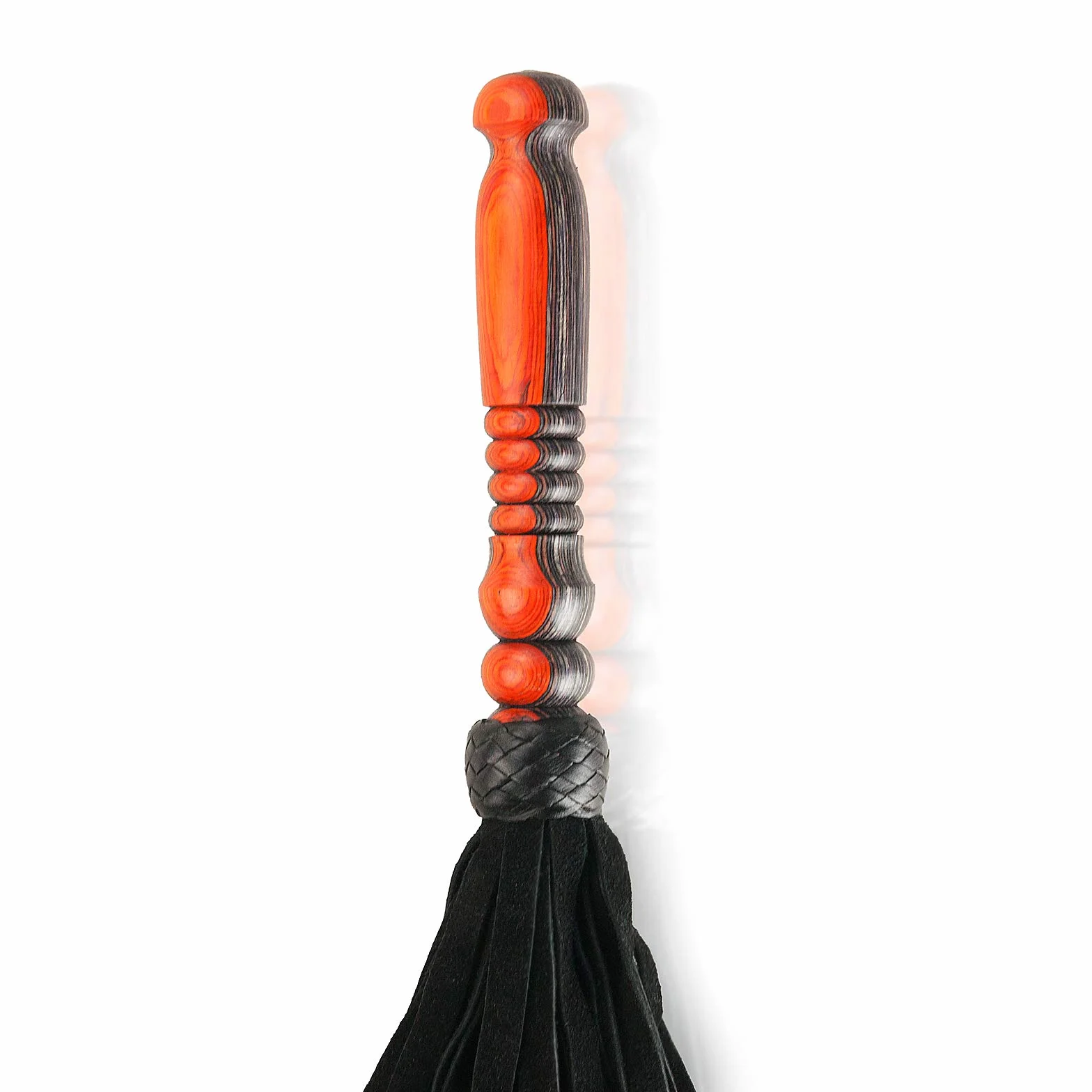 Frusta in pelle fatta a mano 75 cm 36 cinghie 100% pelle bovina per BDSM bondage