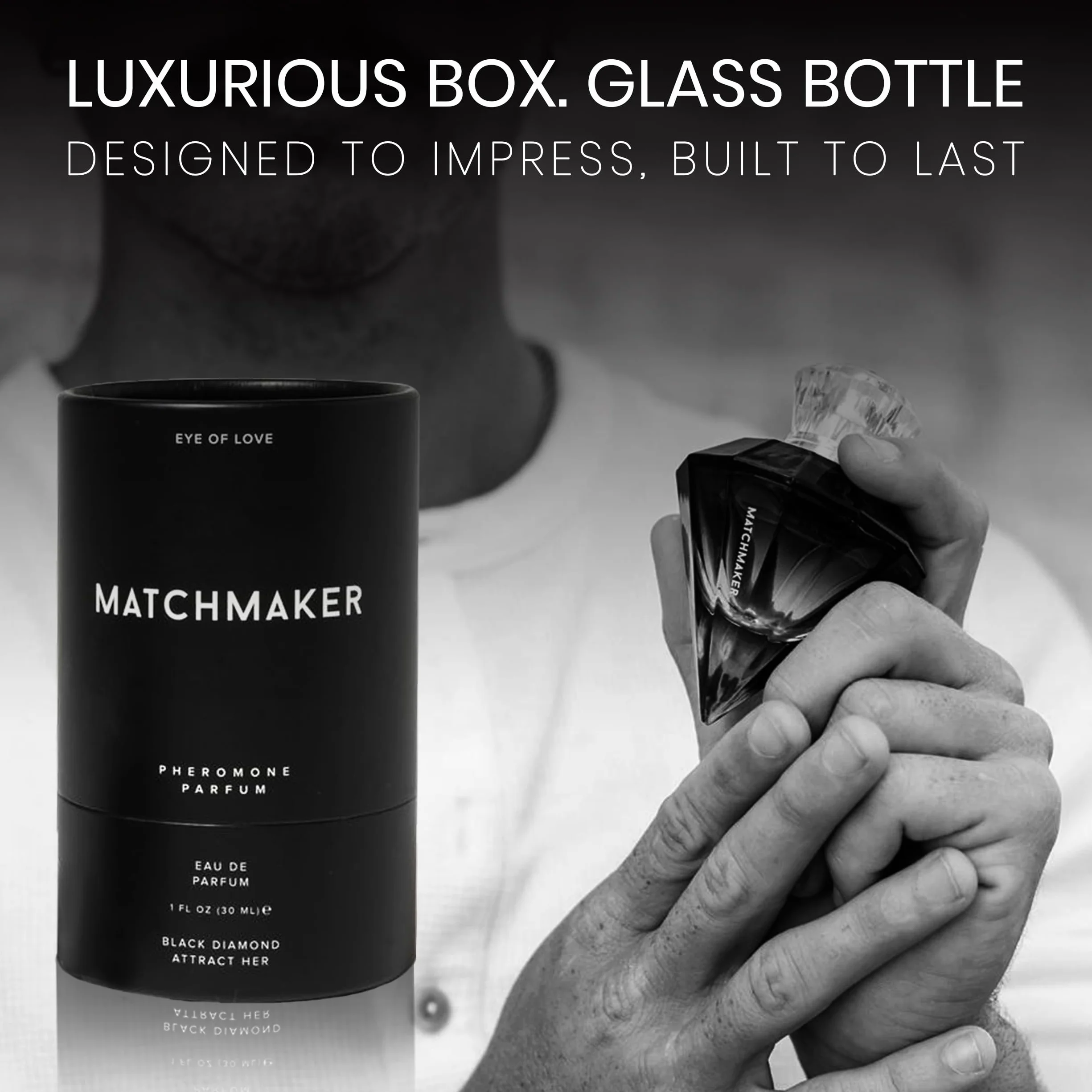 Eye of Love Matchmaker Black Diamond Colonia al feromone da uomo 30 ml