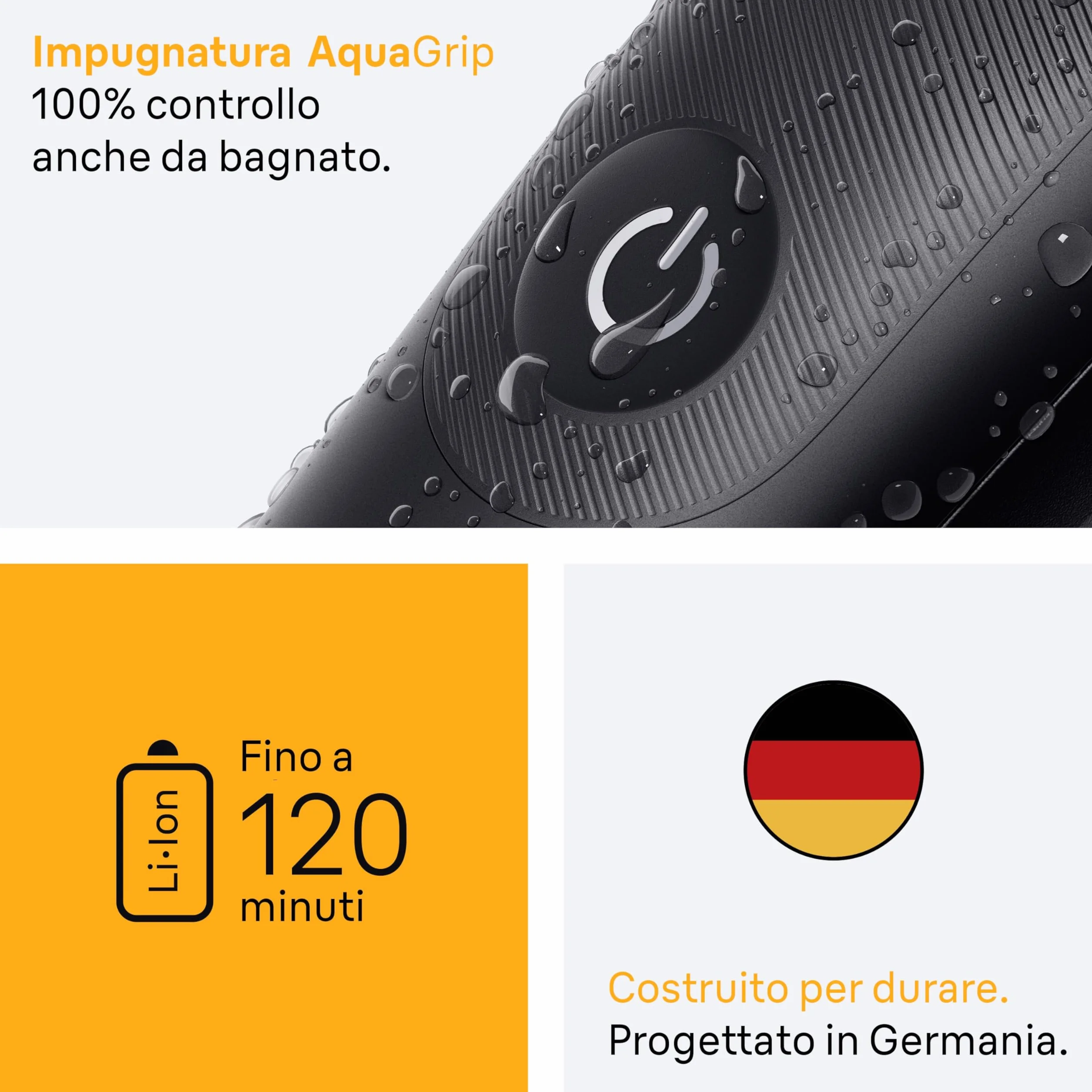 Braun Series 5 All-in-One Rifinitore 13in1 Rasoio Elettrico Barba e Capelli, Lama ProBlade, Wet&Dry, Nero