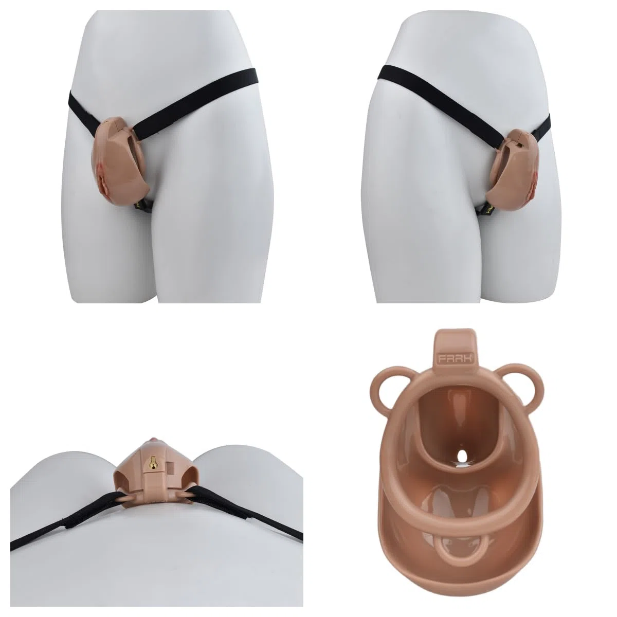 Gabbia di Protezione per Esercizi Fitness in Resina 3D da Uomo - Fasce ausiliarie abbinate - 4 Colori - A331