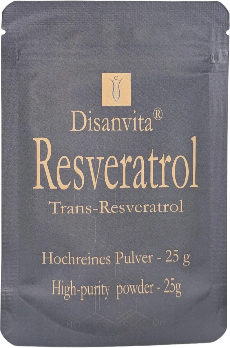 Resveratrolo | Qualità premium testata in Germania | Polvere con purezza al 99,3%