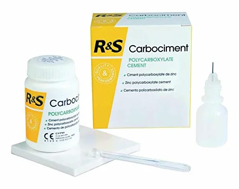 Cemento Dentale Definitivo CARBOCIMENT per Corone, Ponti, Inlay, Onlay, Bande Ortodontiche