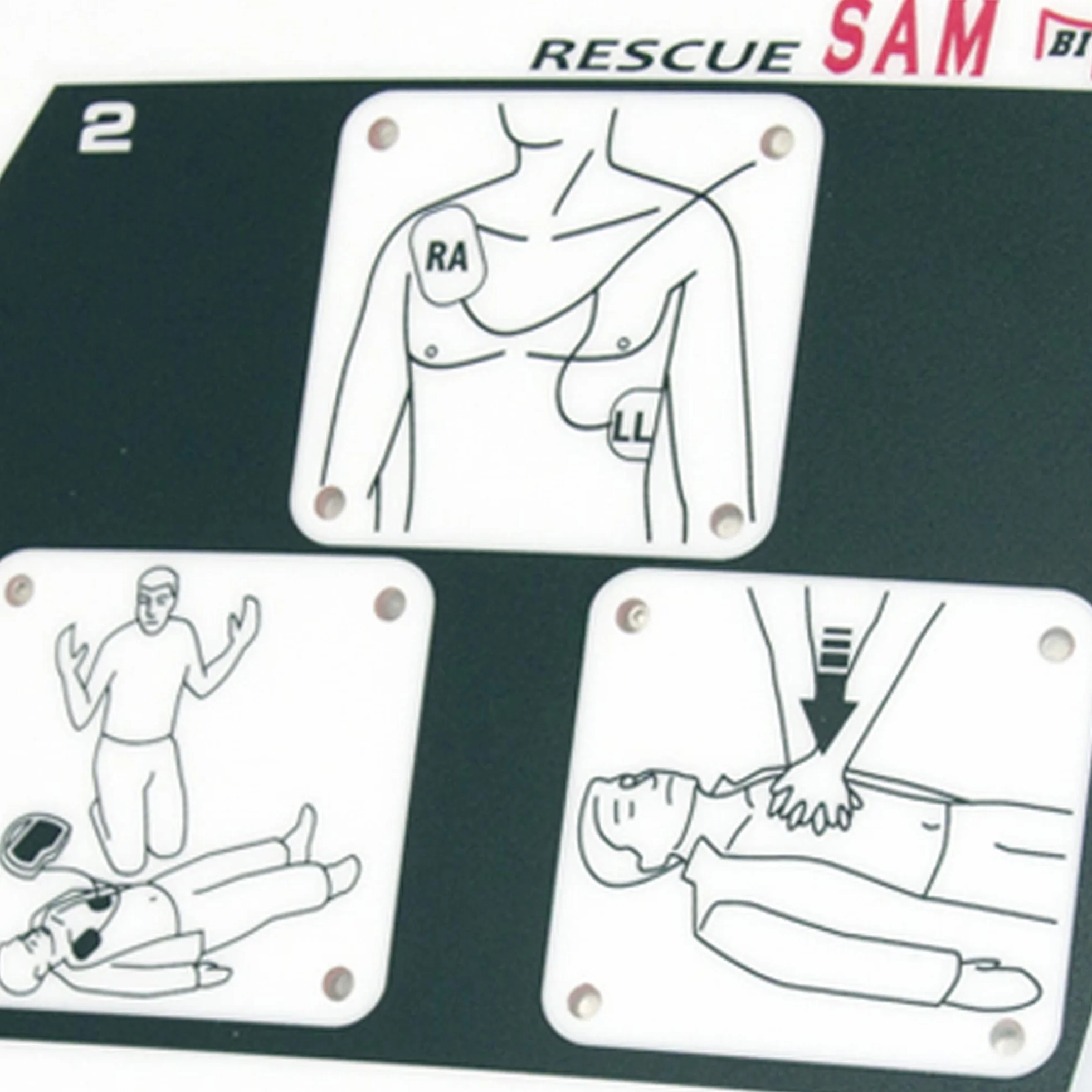 Gima Defibrillatore AED Rescue Sam in Italiano
