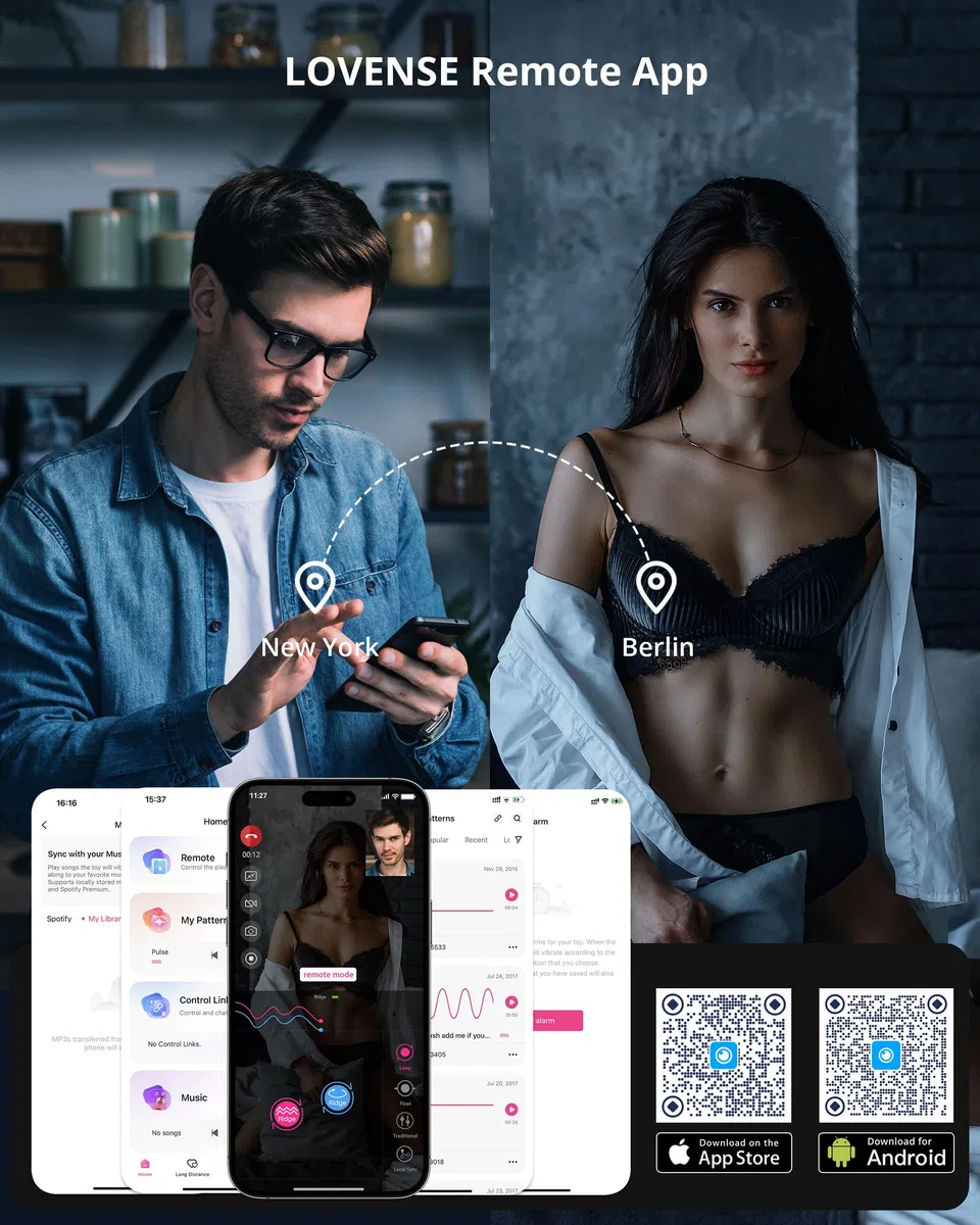 LOVENSE Ridge Plug Anale Vibratore, Massaggiatore Prostatico, Dildo Vibratore Anale Telecomandato, APP Vibratori Anali e per Perineo, Giocattoli Sessuali Anali per Uomo e Coppie