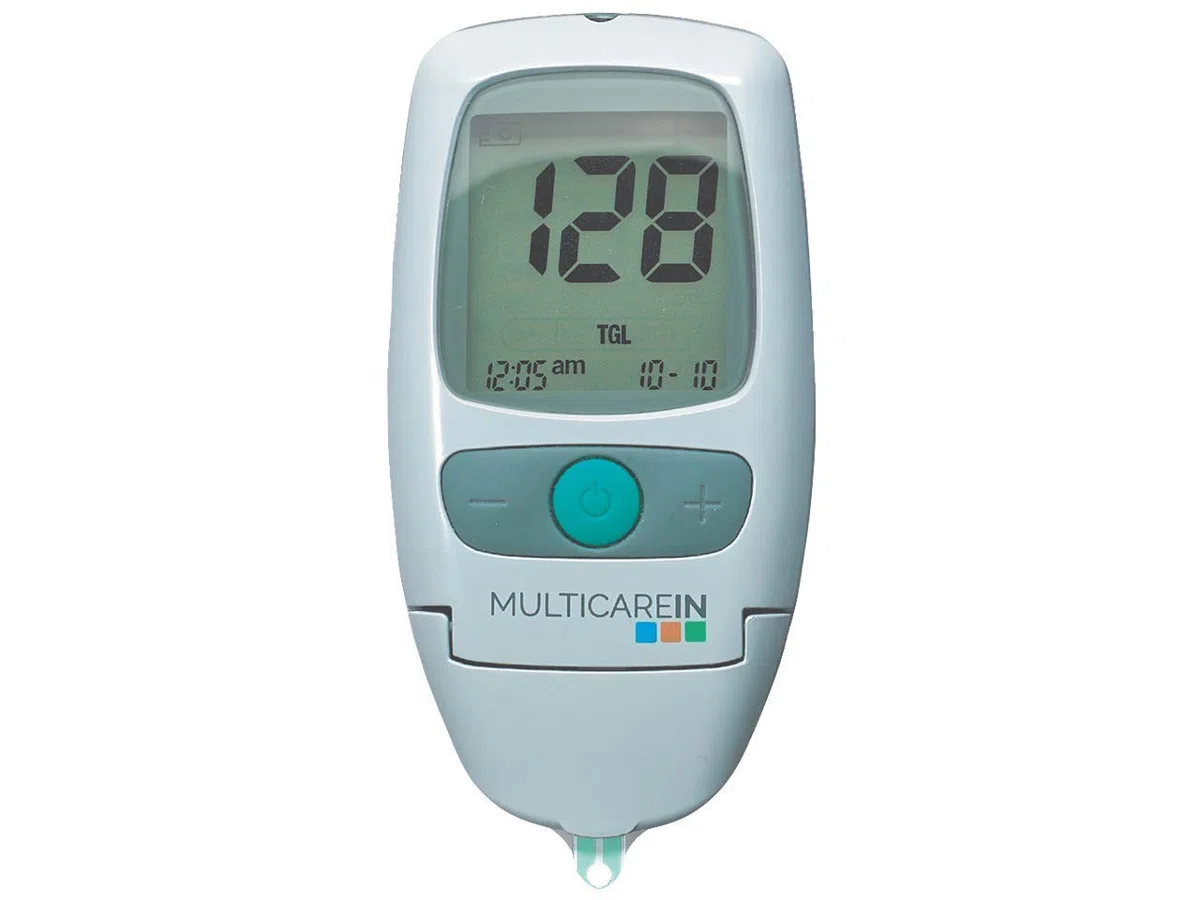 PRIMA Multicarein Kit Multiparametrico - Misuratore di Colesterolo, Glicemia, Trigliceridi