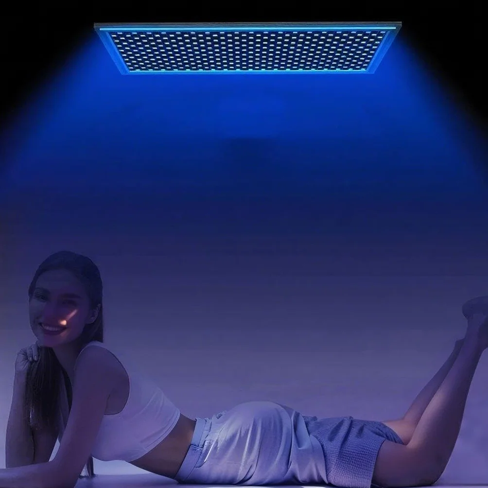 Lampada abbronzante 460 nm 646 LED con supporto regolabile per terapia del corpo