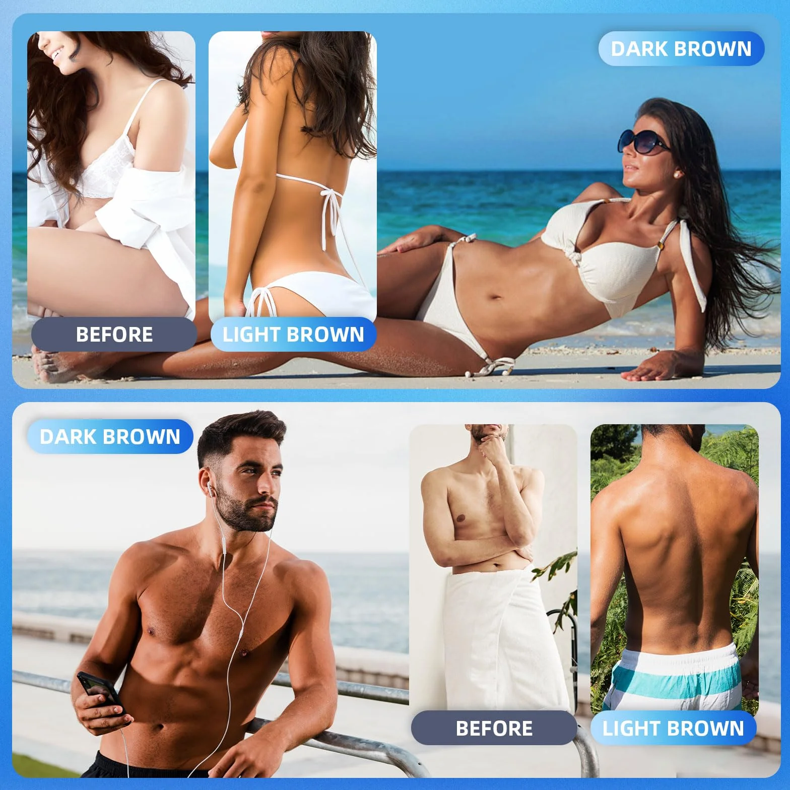 Solarium 45 W 225 pezzi 460 NM supporto pieghevole regolabile ganci sospesi per corpo e viso