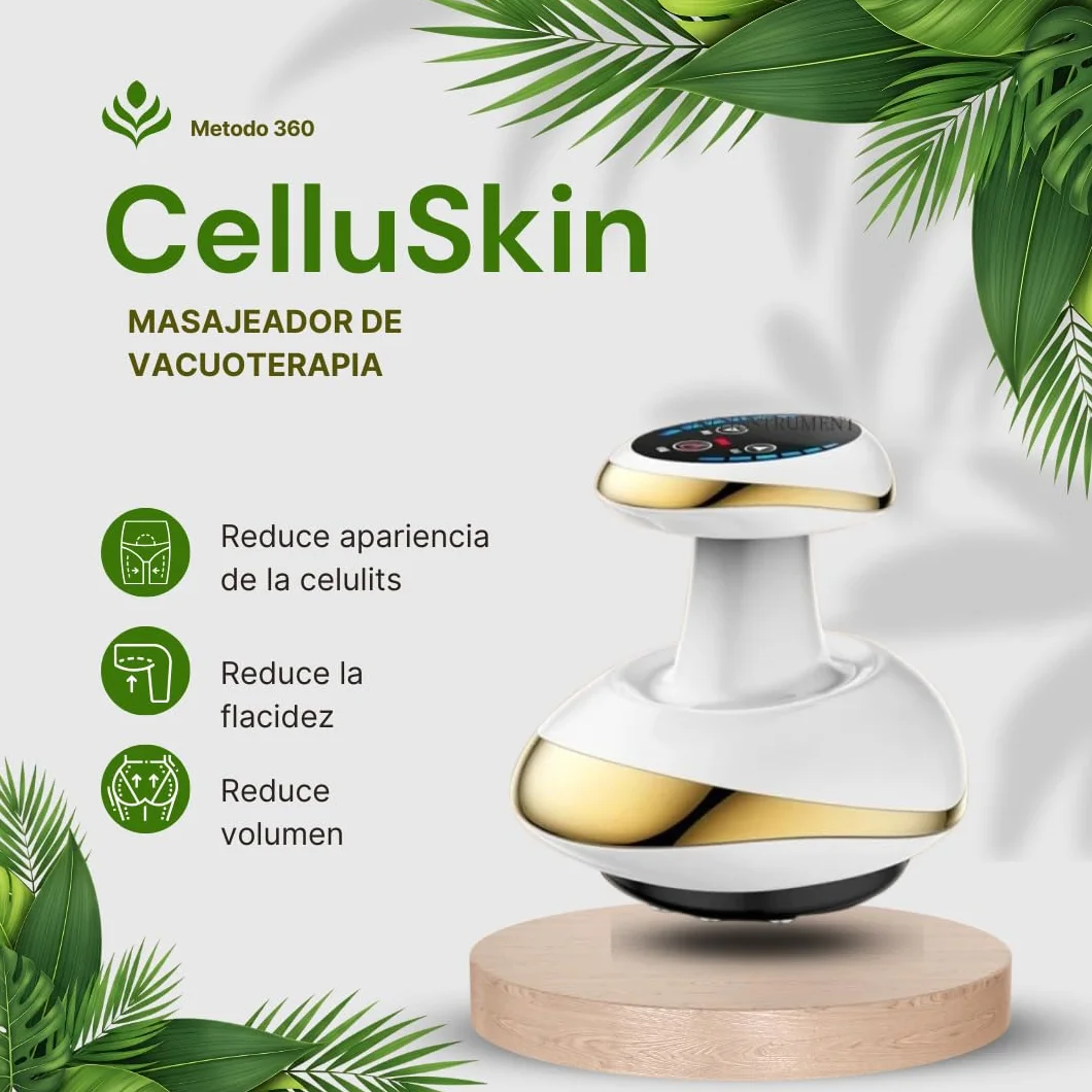 Massaggiatore Anticellulite Riduttore Potente, Vacumterapia, Reafrimante Corpo Flaccidità, Per Cellulite Grave Versione Migliorata