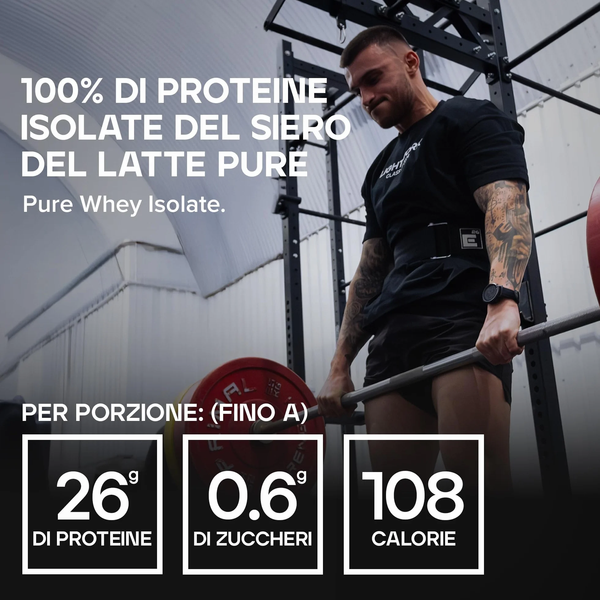 Bulk Pure Whey Isolate Cioccolato Caramello 25g Proteine 1kg