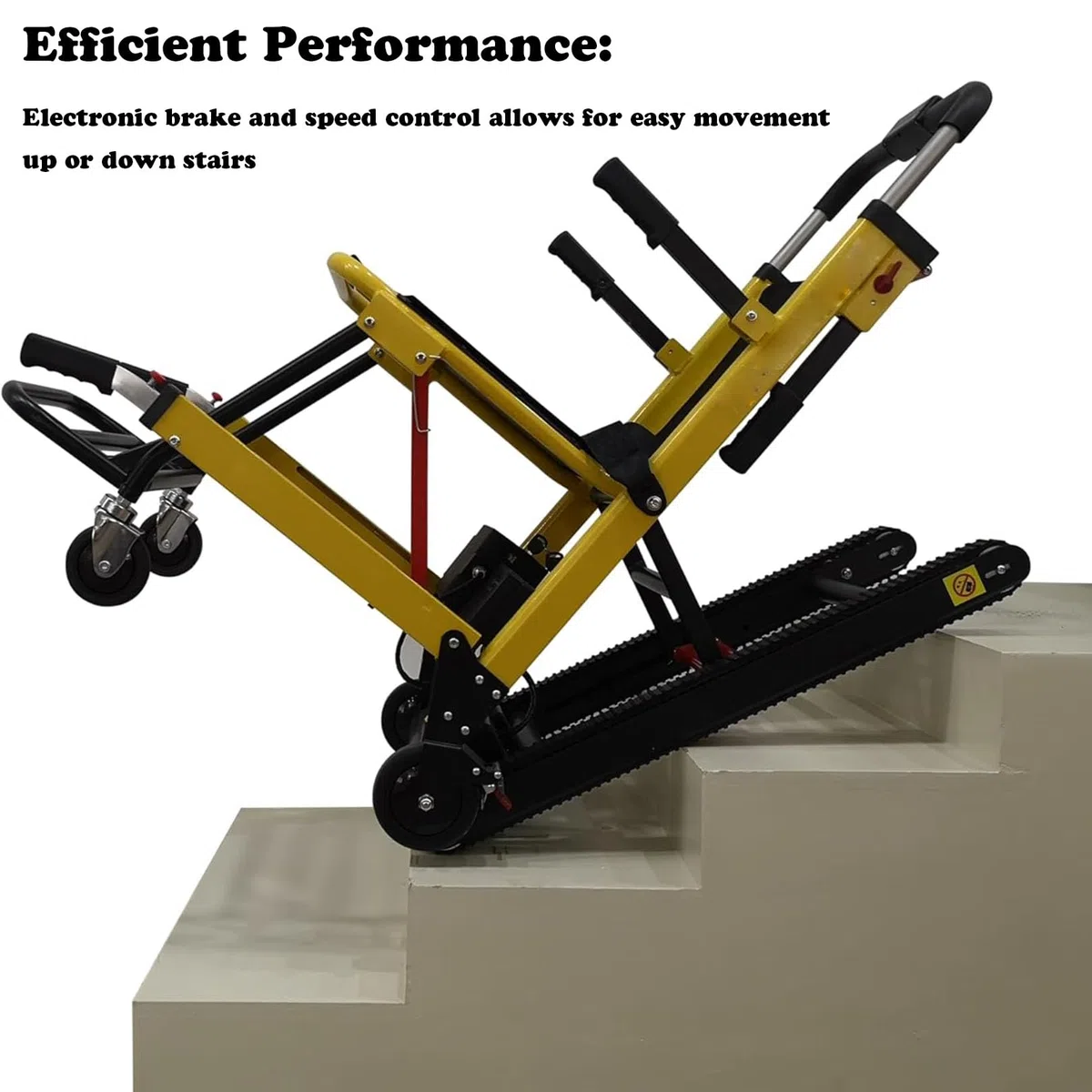 Montascale,Montascale Portatile,Telaio Che Può Salire E Scendere Per Le Scale,Carrello Elettrico Per Sedia A Rotelle Per Scale Da Arrampicata,Carrello Scalatore Elettrico black