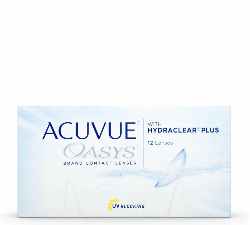 ACUVUE OASYS HYDRACLEAR PLUS Lenti a contatto quindicinali Protezione UV -2.00 BC 8.8 DIA 14.00 12 lenti