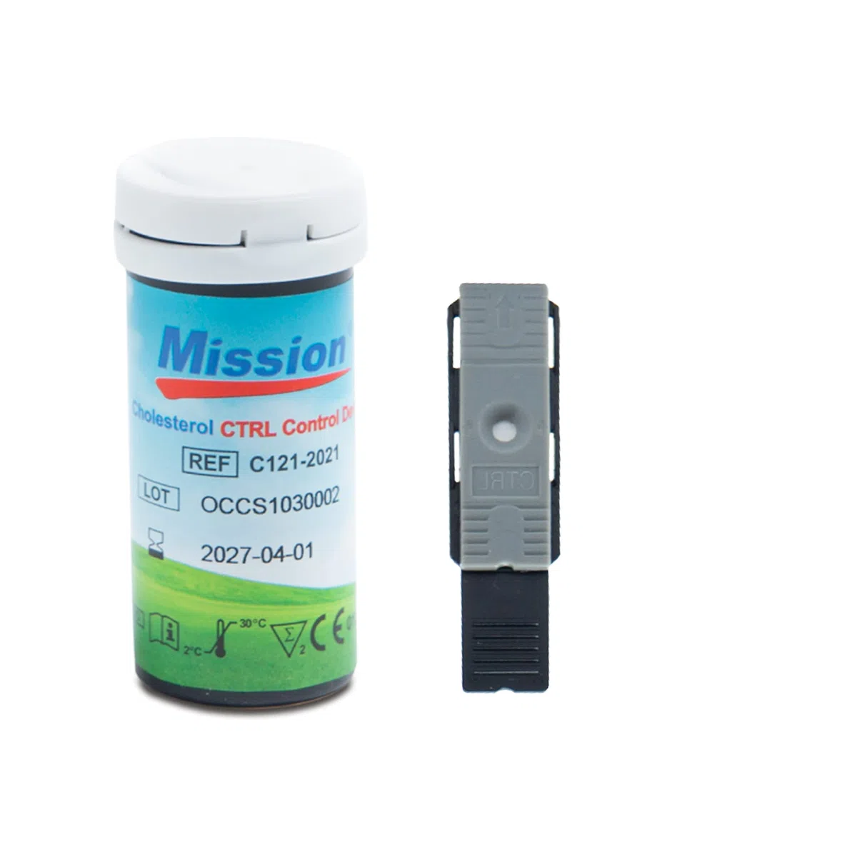 Mission 3 in 1, Misuratore di Trigliceridi, Colesterolo Totale, LDL e HDL, fornito con 5 lancette di sicurezza, 2 dispositivi di controllo, borsa trasportabile e manuale in Inglese e Italiano