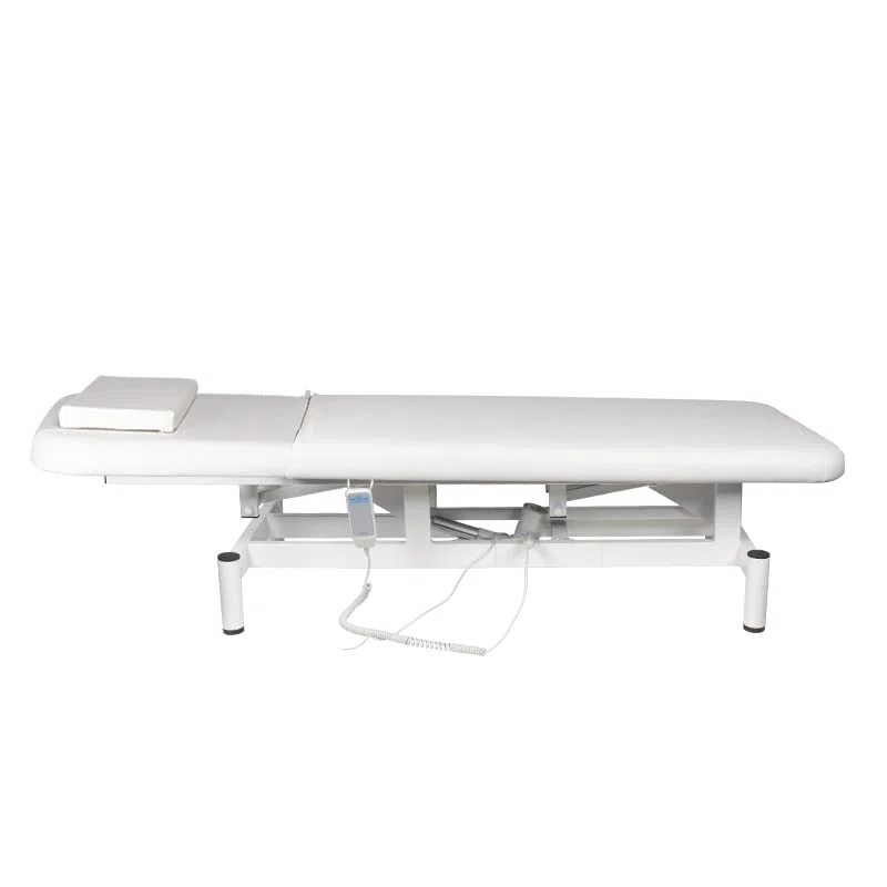 ACTIVESHOP Lettino massaggiante elettrico con 1 motore 079 bianco