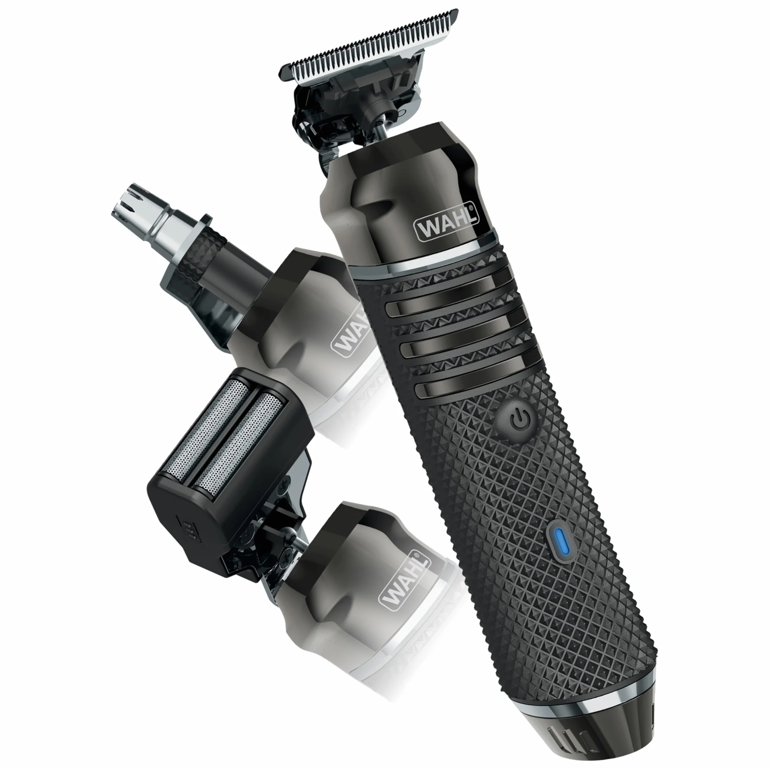 Wahl Pro Series Trimmer lama a taglio ravvicinato ioni di litio regolabarba lavabile kit testine intercambiabili a batteria