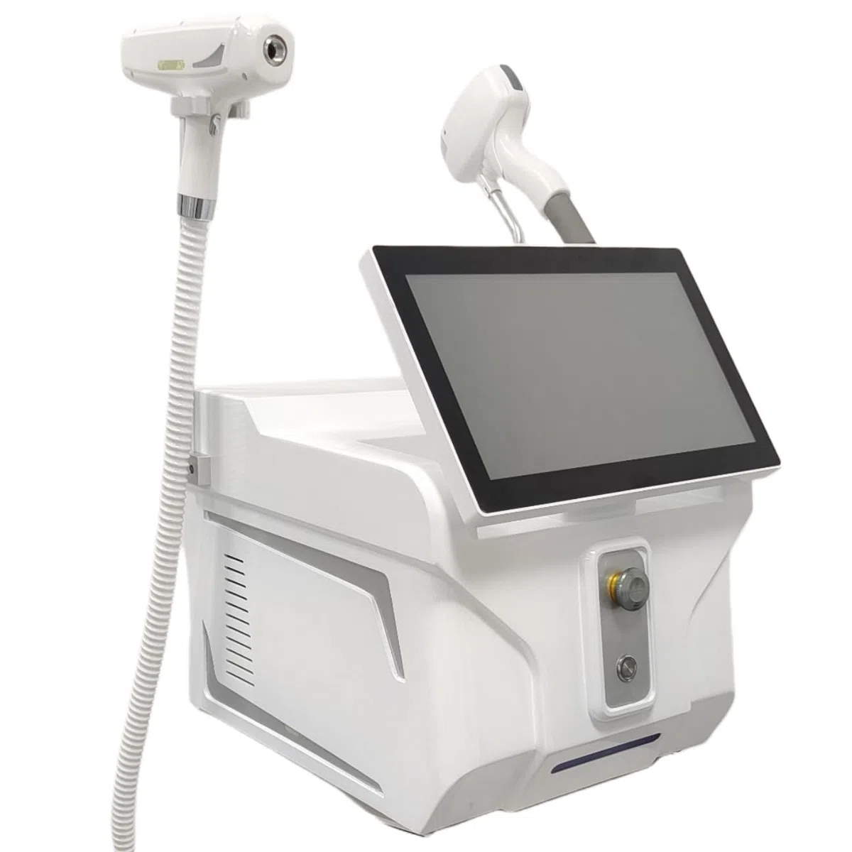 2025 NUOVO 2IN1 Ice Titanium Diode Laser Body Face Hair Removal Machine Permanente Pinless 6BAR