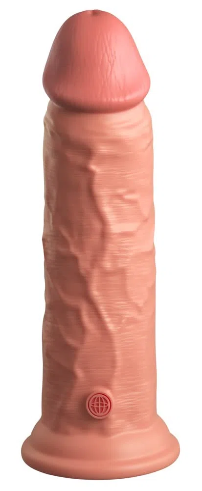 King Cock 8" Silicone Dual Density Cock Light 8 Pollici