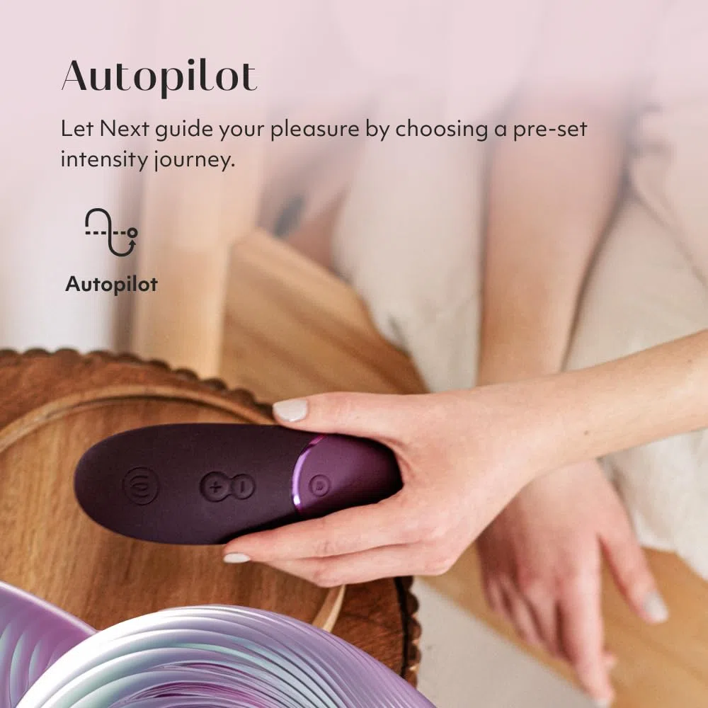Womanizer Next Stimolatore per Clitoride 3D Pleasure Air – Vibratore Risucchio per Donna e Coppie – Sex Toy con 14 Modelli di Vibrazione – Impermeabile – Ricaricabile | Viola