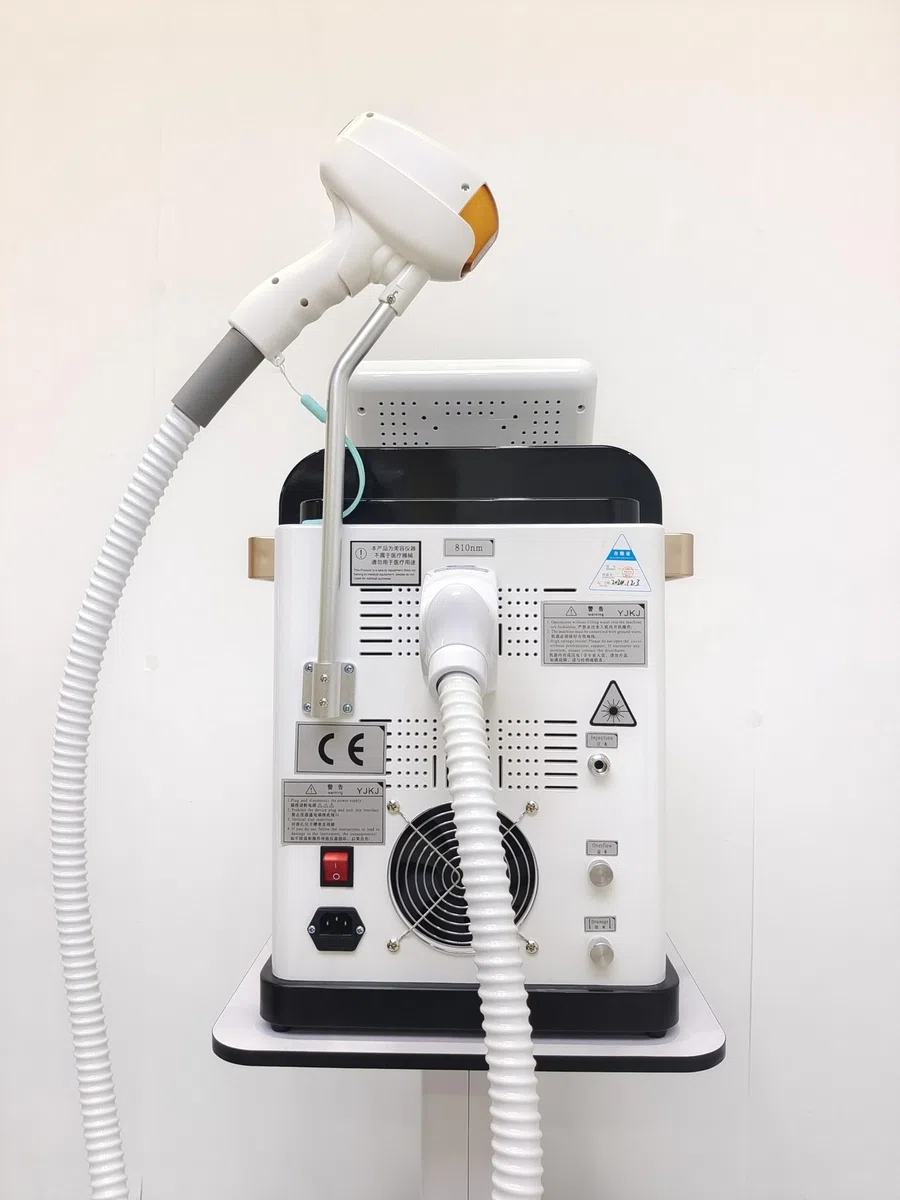 Depilazione permanente laser a diodo, epilatore indolore con manipolo di ghiaccio, dispositivo multifunzione con ampio schermo, per uomini e donne