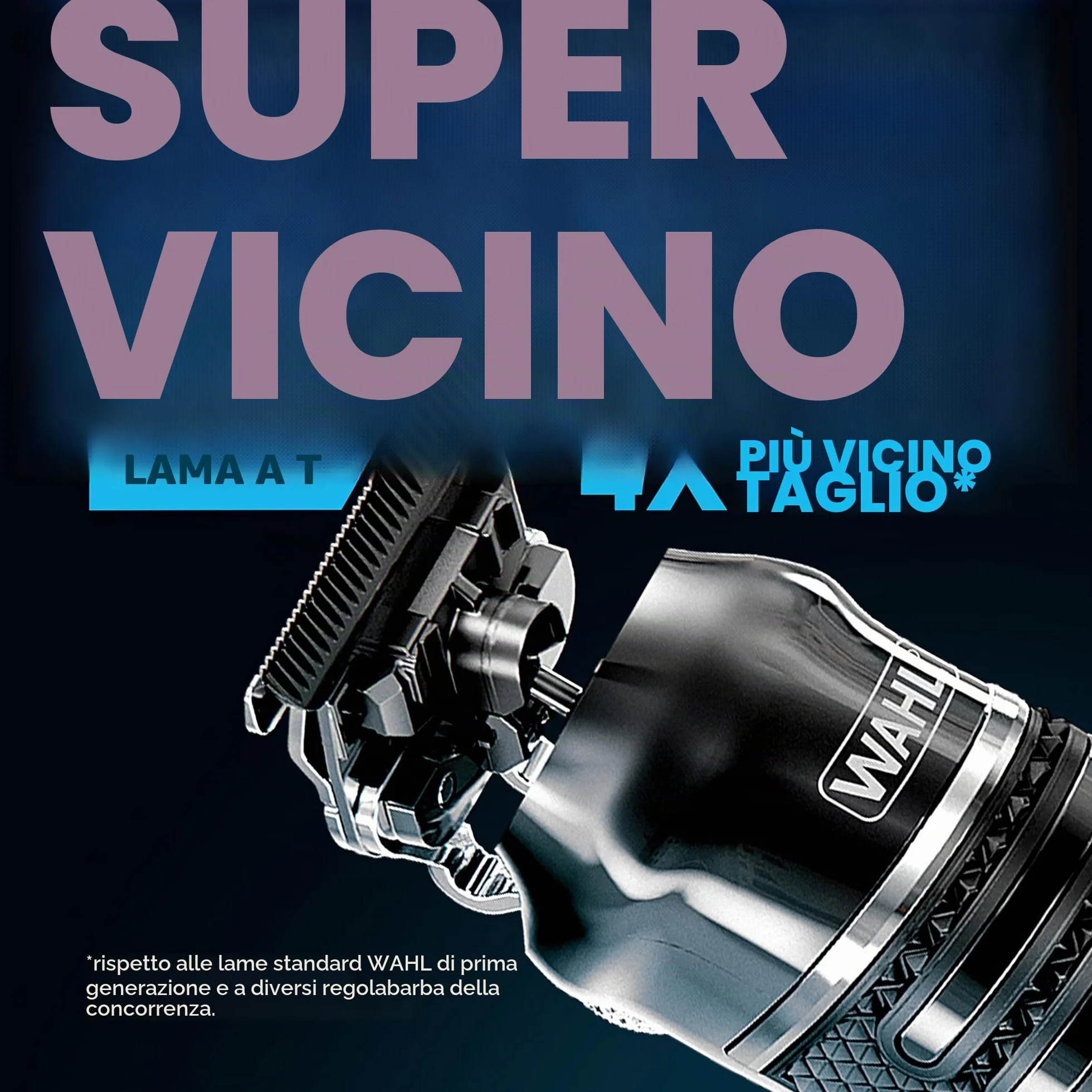 Wahl Pro Series Trimmer lama a taglio ravvicinato ioni di litio regolabarba lavabile kit testine intercambiabili a batteria