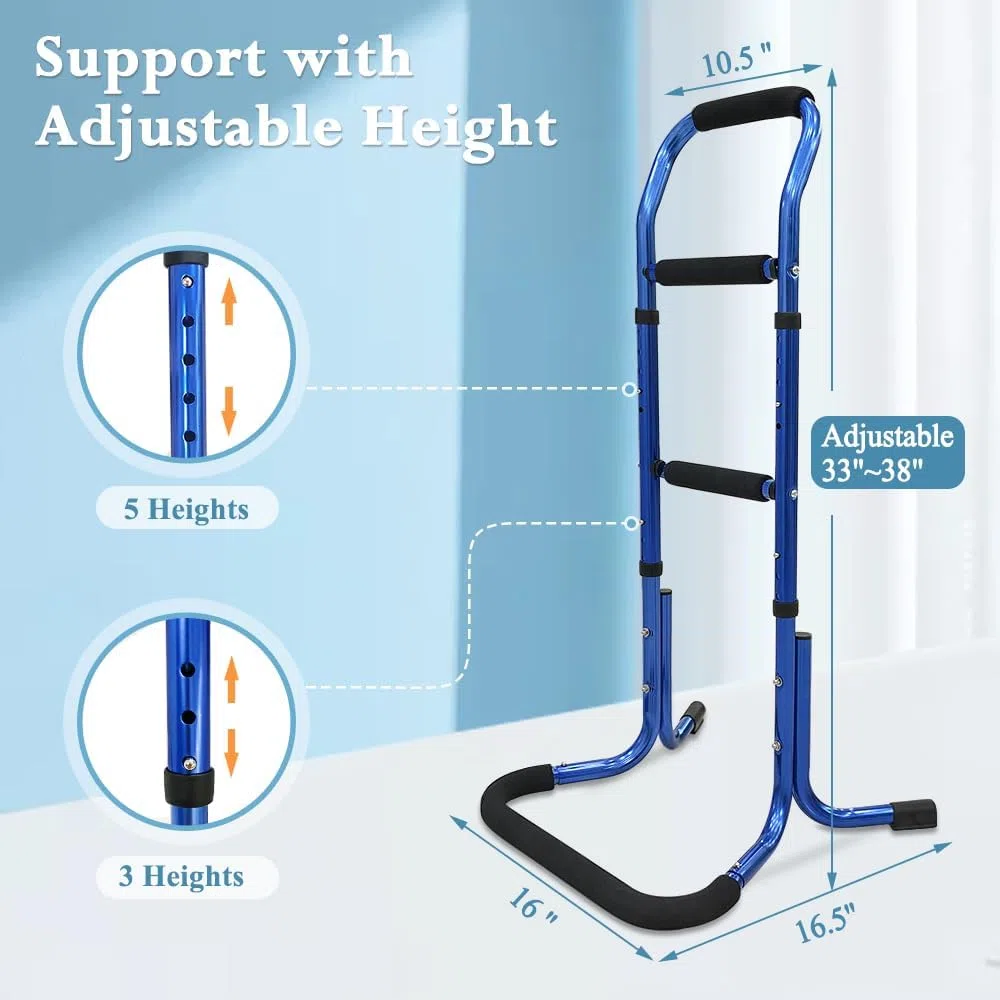 Sedia Assist per anziani supporto per alzarsi dal letto Sit To Stand Prodotti di assistenza per l'ascensore Rails per adulti Sicurezza Caduta fuori dal letto cane per anziani Supporti in piedi