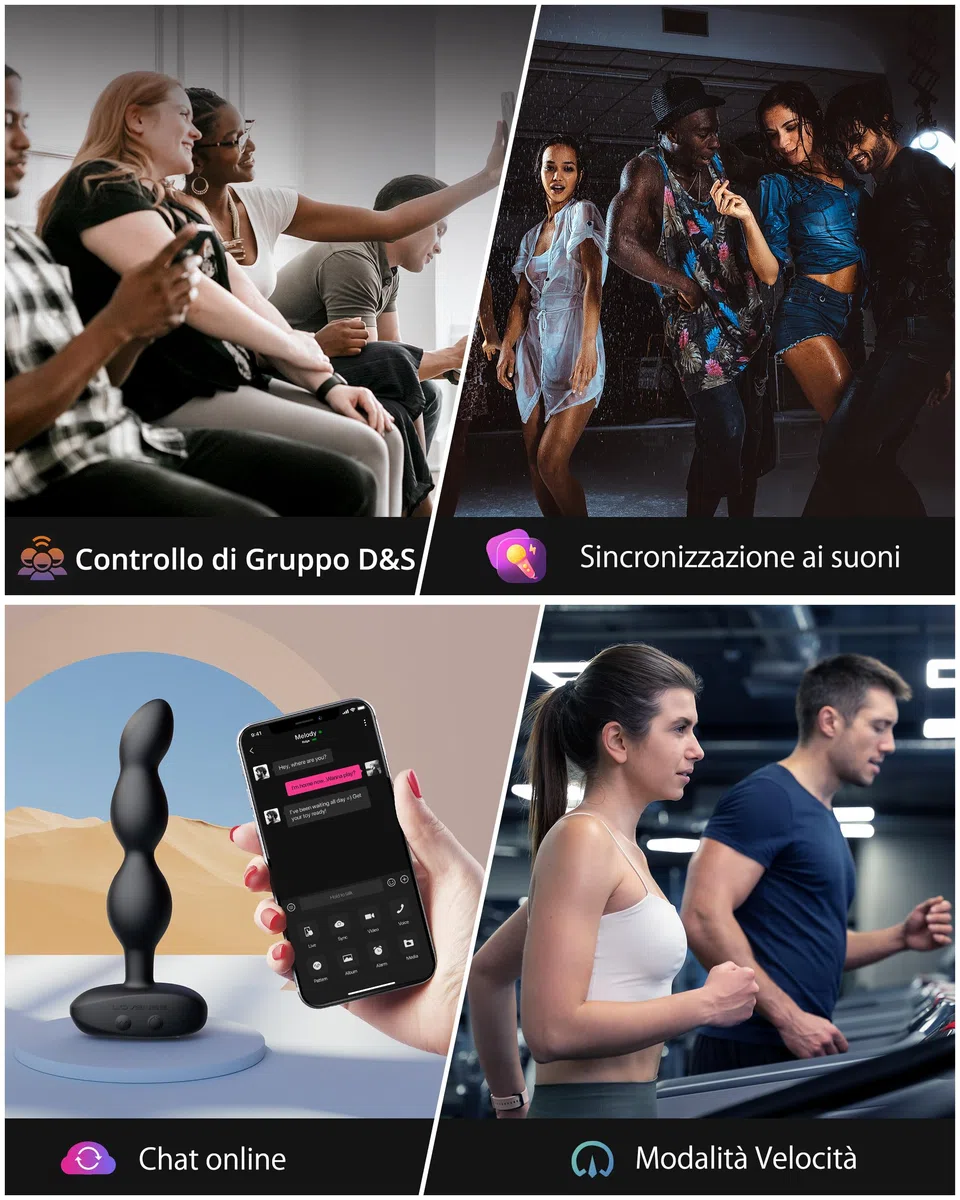 LOVENSE Ridge Plug Anale Vibratore, Massaggiatore Prostatico, Dildo Vibratore Anale Telecomandato, APP Vibratori Anali e per Perineo, Giocattoli Sessuali Anali per Uomo e Coppie