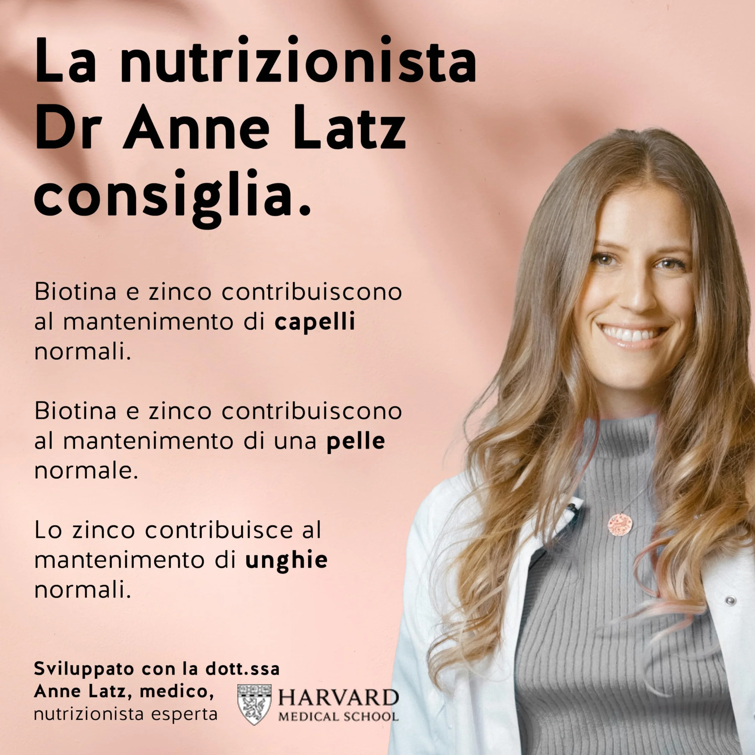 Caramelle Gommose Biotina Ah-mazing Hair – Vitamine per Capelli, Pelle e Unghie – 5000µg Biotina, Zinco, Vitamine B6, B9, C, E – 45 Pezzi, Vegane, Senza Zucchero
