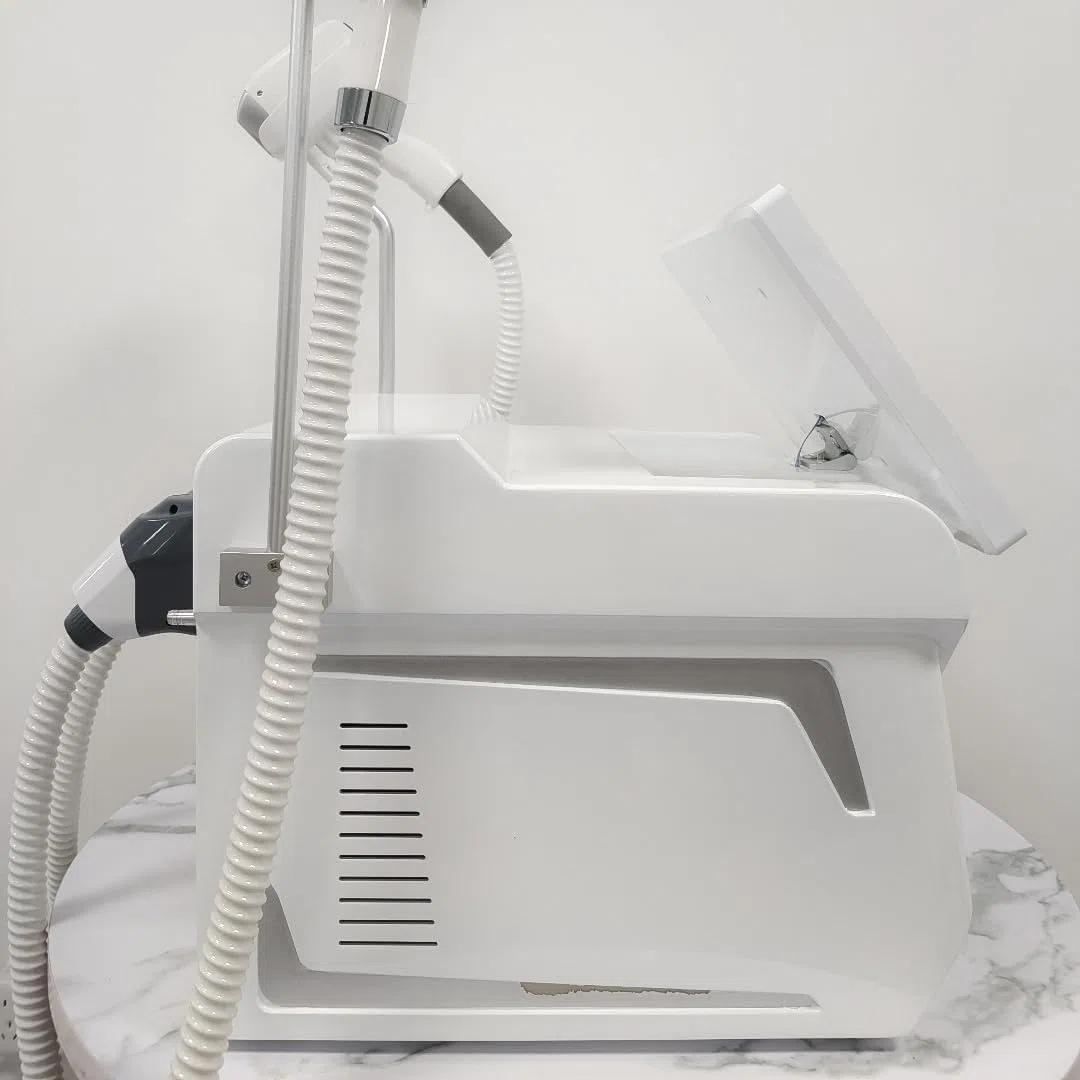 2025 NUOVO 2IN1 Ice Titanium Diode Laser Body Face Hair Removal Machine Permanente Pinless 6BAR