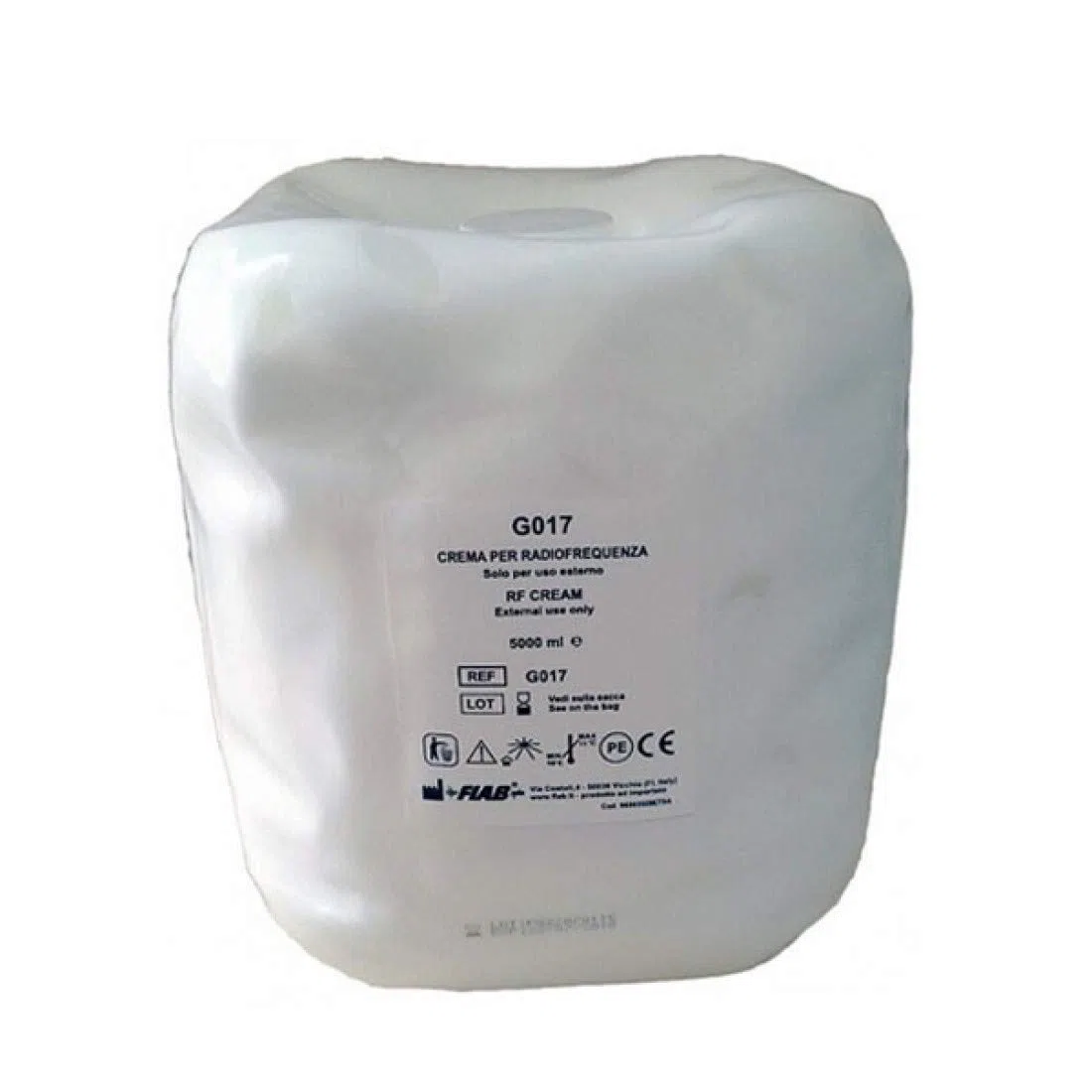 CREMA TERAPIA CONDUTTIVA 5 kg con erogatore ECO-Fiab per elettromedicali, diatermia, tecar - 5000 ml