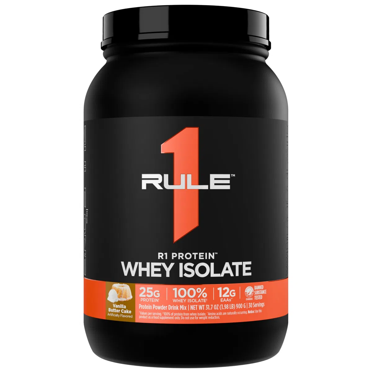 Rule 1 Protein Isolate Vanilla Butter Cake 2Lbs