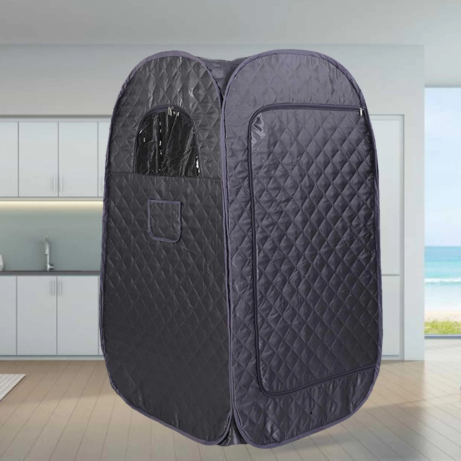 Tenda per sauna a vapore portatile pieghevole antisudore per una persona