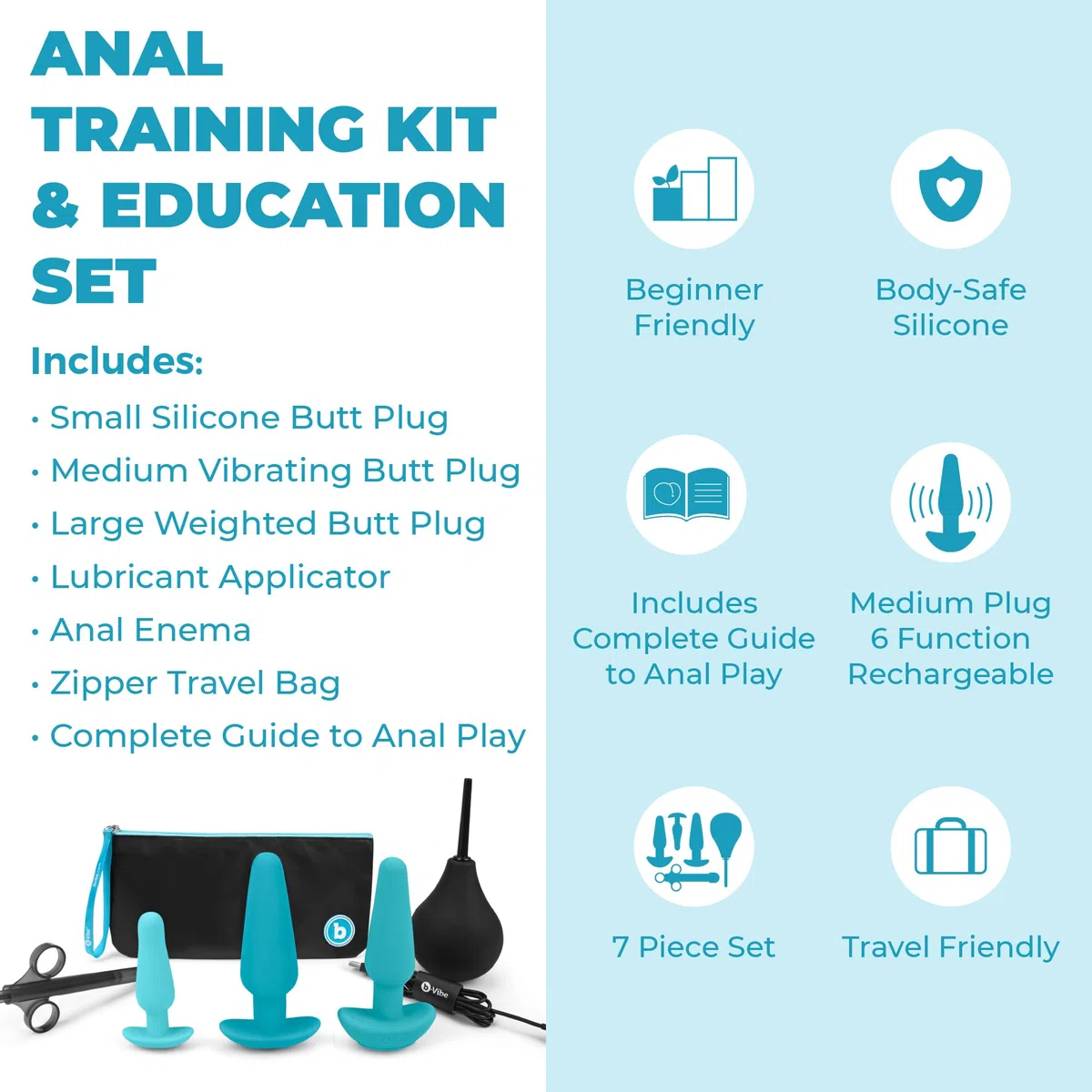 Anal Education Set - Blue