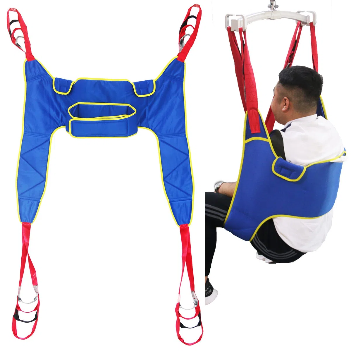 Imbracatura per Sollevamento per disabili per Tutto Il Corpo, Imbracatura per toiletteper pazienti Anziani - Sollevatore per Comoda - Imbracatura per Sollevamento per l'assistenza