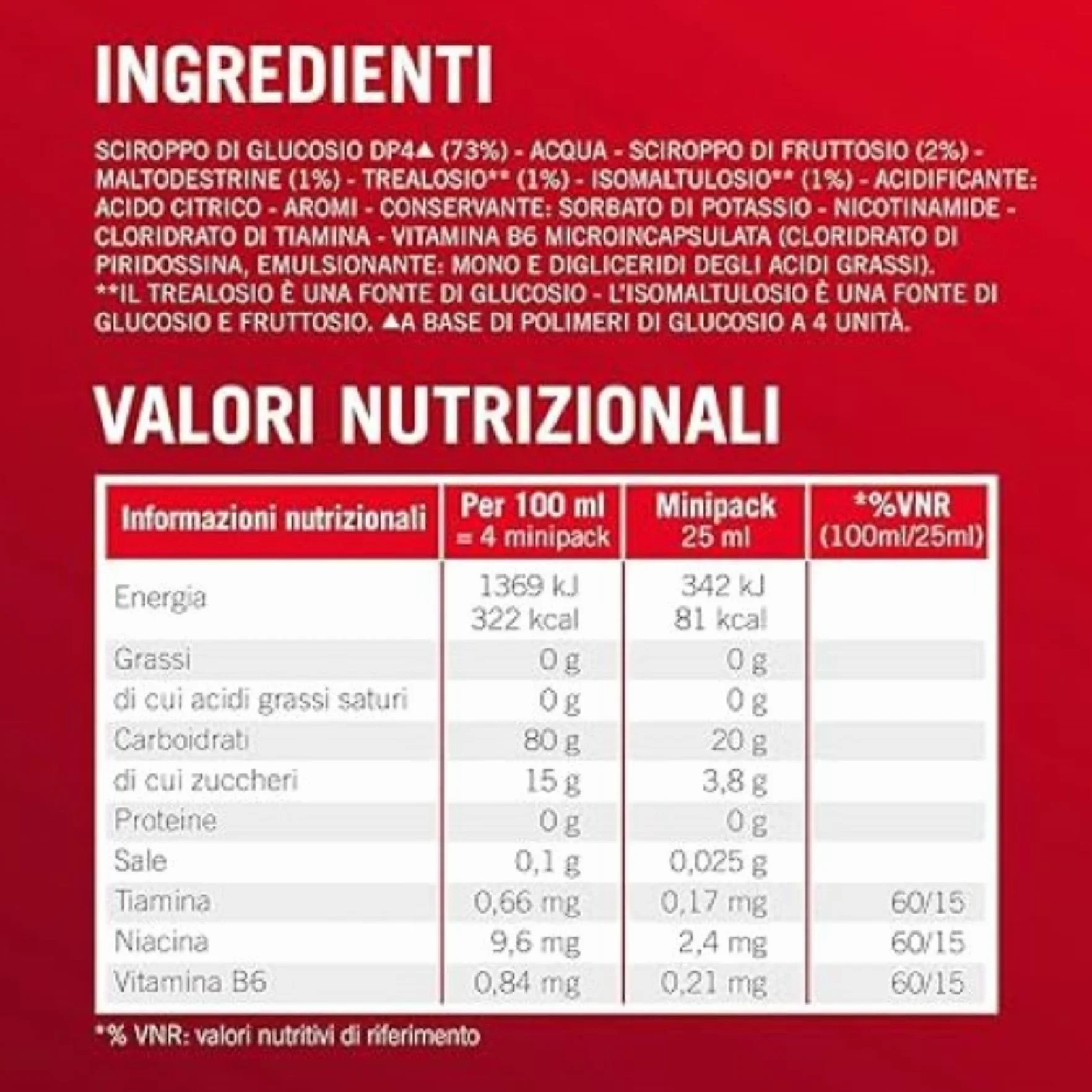Enervit Gel Frutti Tropicali Energetico con Vitamine 20g Carboidrati 24x25ml Senza Glutine Vegan