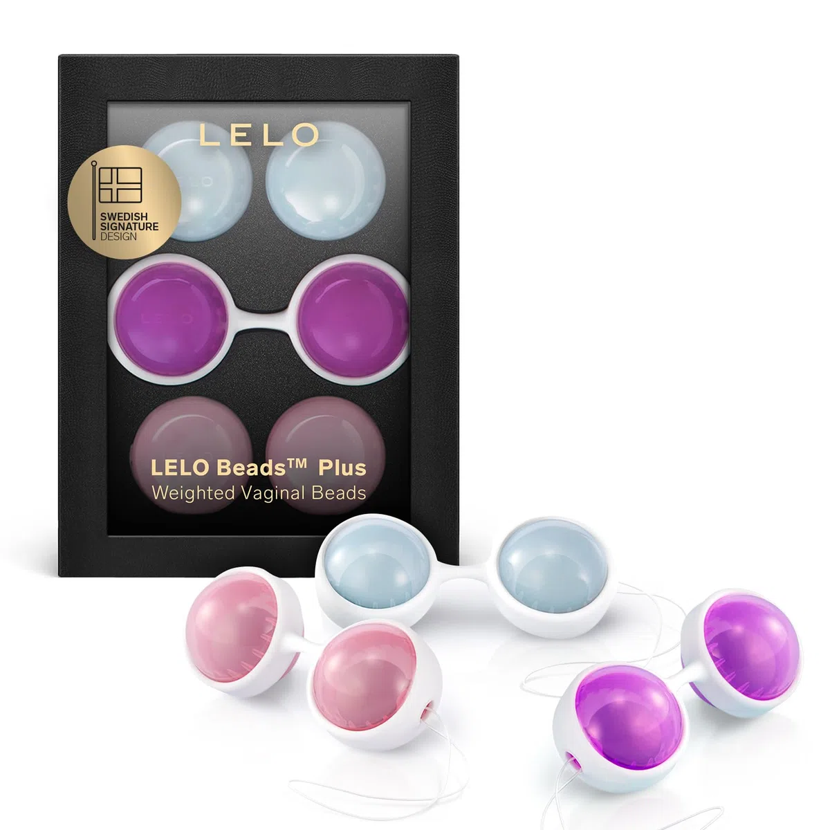 LELO Beads Plus Le palline vaginali con cordino che offrono un’ampia varietà di esercizi per tonificare il pavimento pelvico, Kegel ball donna