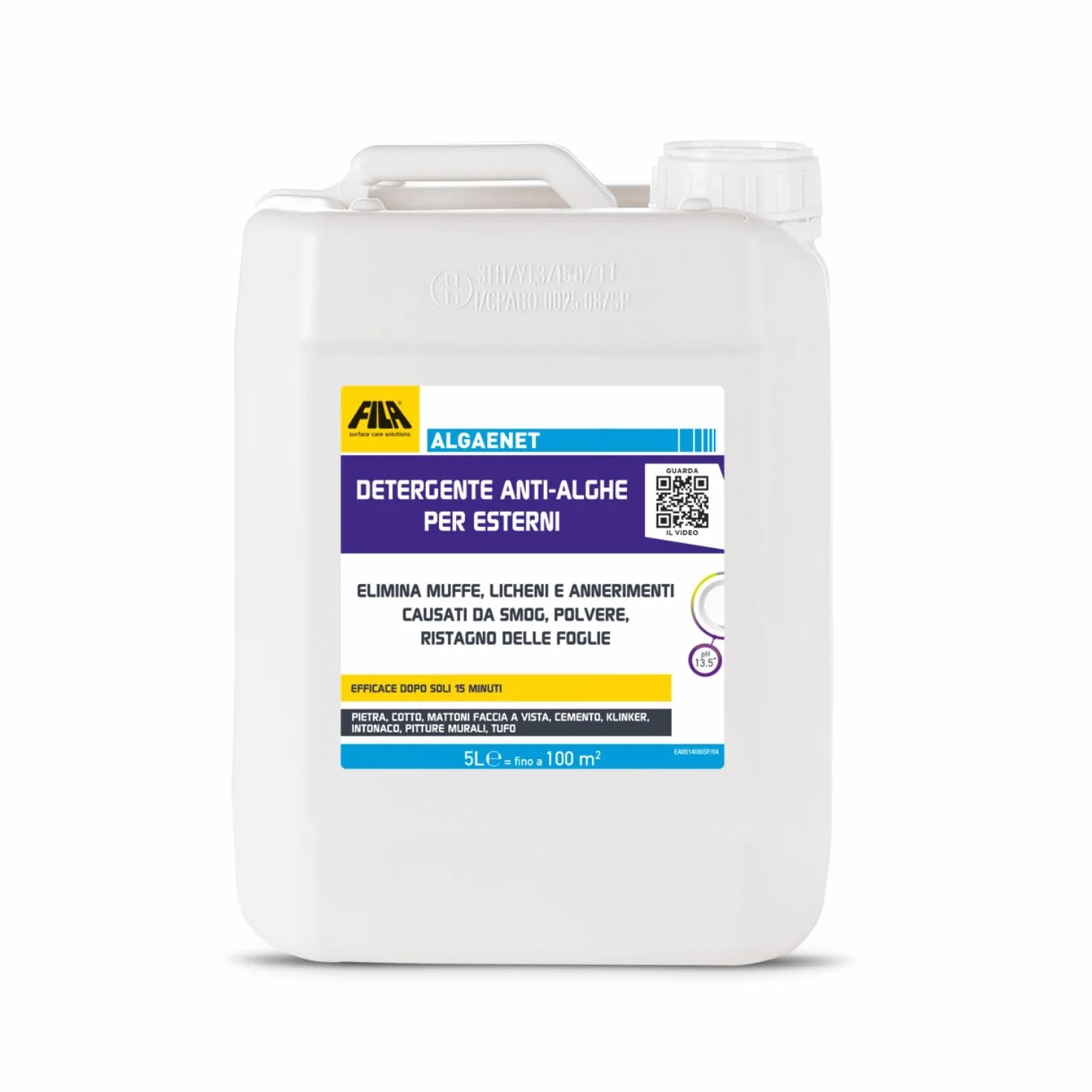 FILA Surface Care Solution ALGAENET Detergente Anti-Alghe 5 Litri